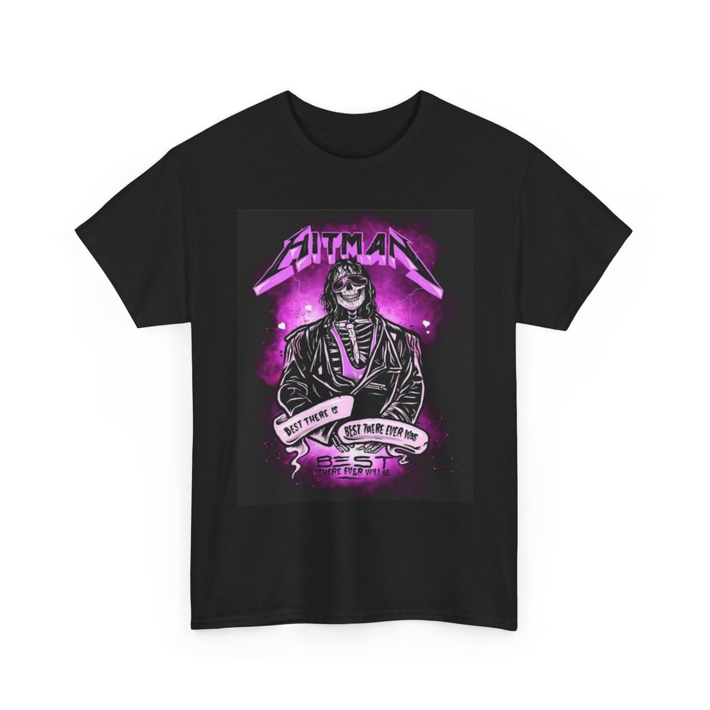 Bret Hart Hitman Graphic T Shirt Vintage Wrestling Unisex Heavy Cotton Tee