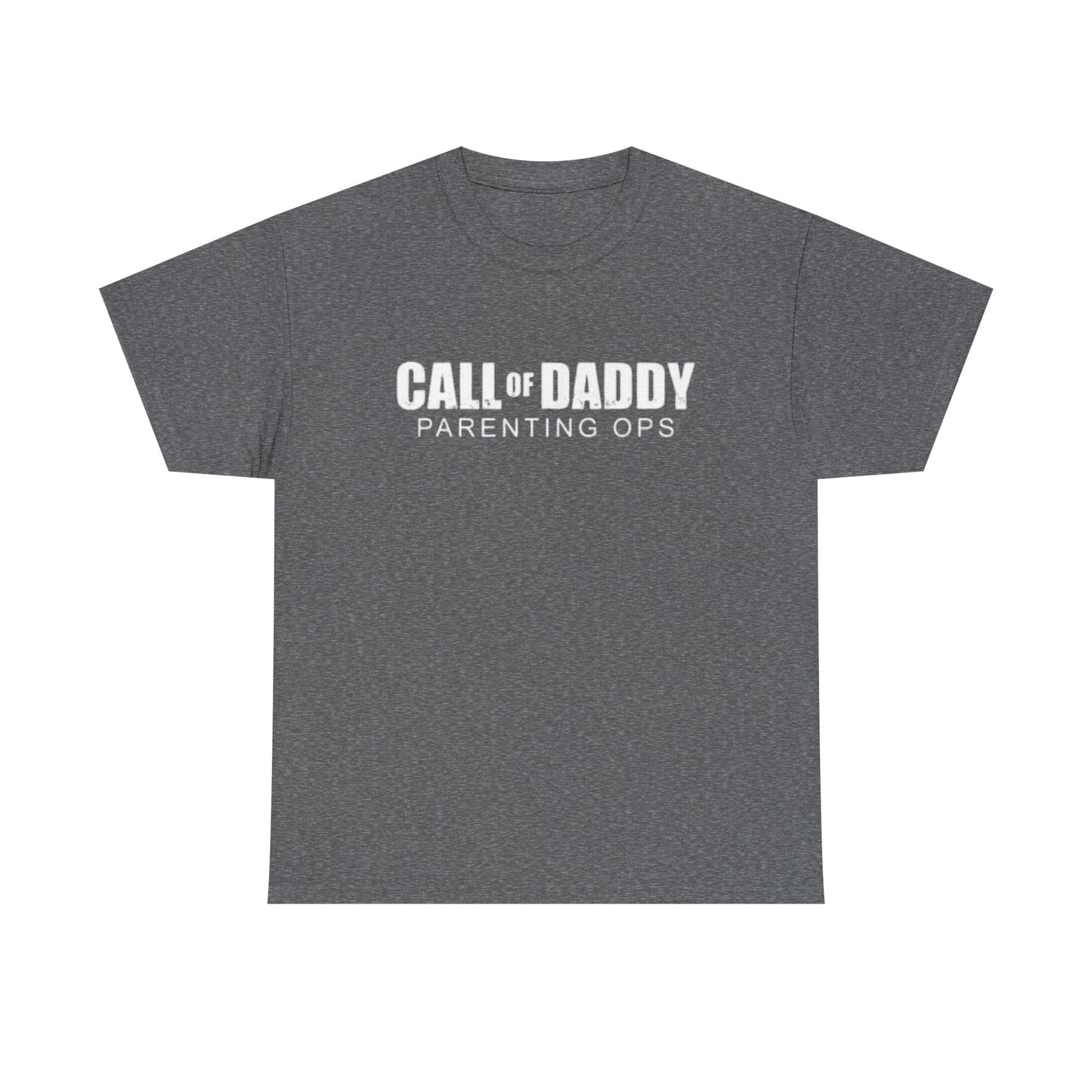 Call Of Daddy Parenting Ops Funny Shirt Gamer Dad Jokes Unisex Heavy Cotton Tee