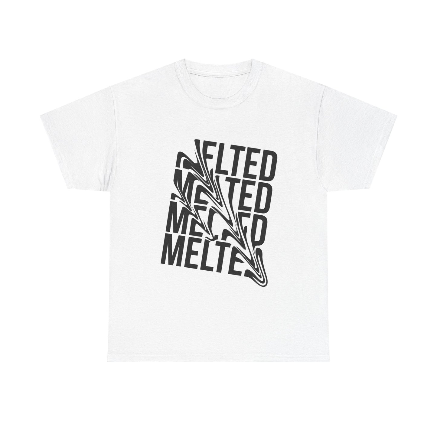 Melted Trippy T Shirt Unisex Heavy Cotton Tee