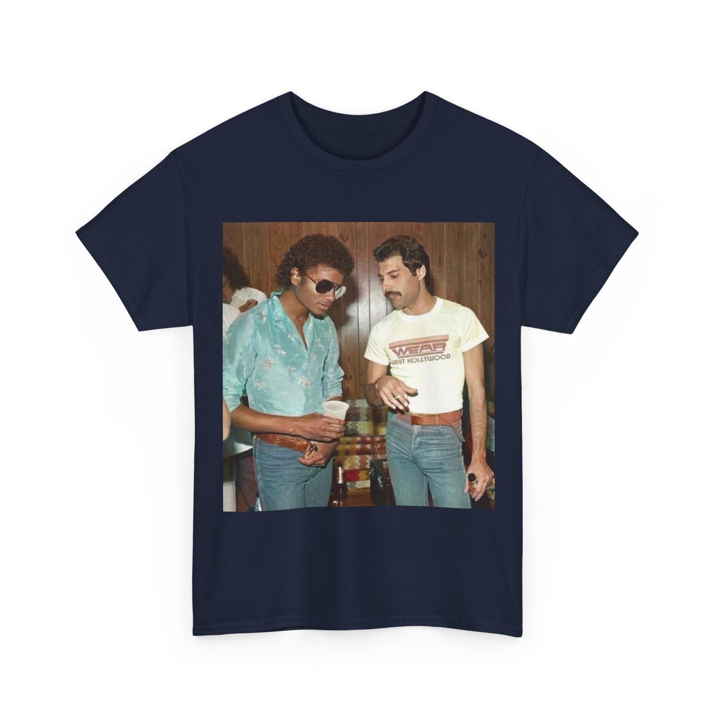 Michael jackson Queen tshirt vintage 80s retro graphic Unisex Heavy Cotton Tee