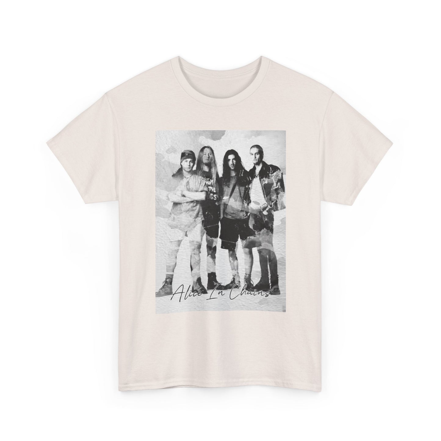 Alice In Chains Graphic T Shirt Vintage Rock Merch Retro Unisex Heavy Cotton Tee