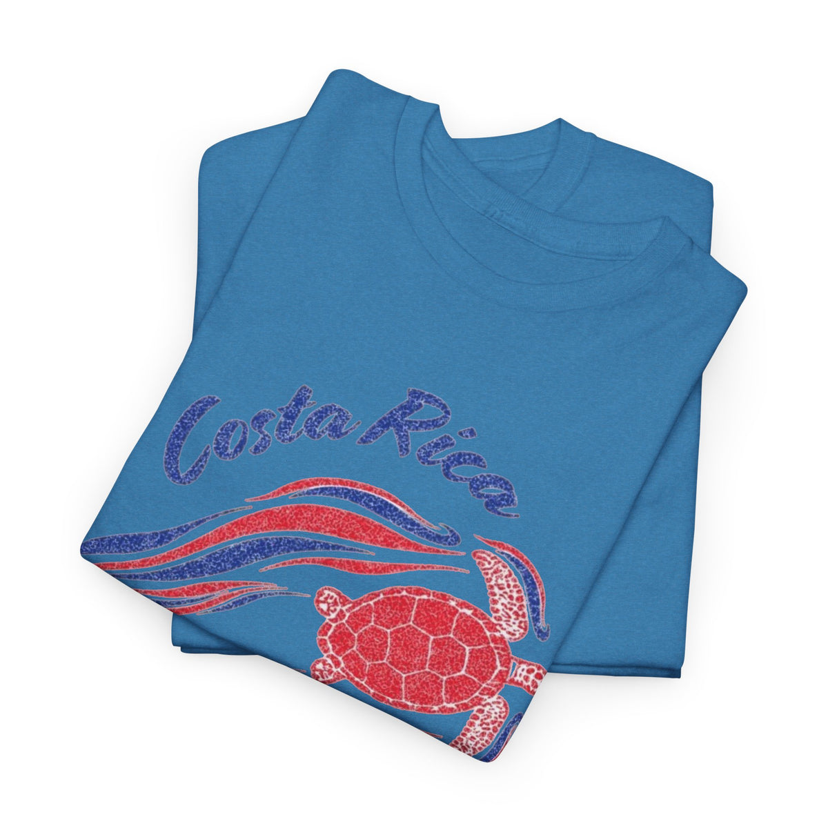 Costa Rica Sea Turtles Graphic T Shirt Vintage Men's Heavy Cotton Tee