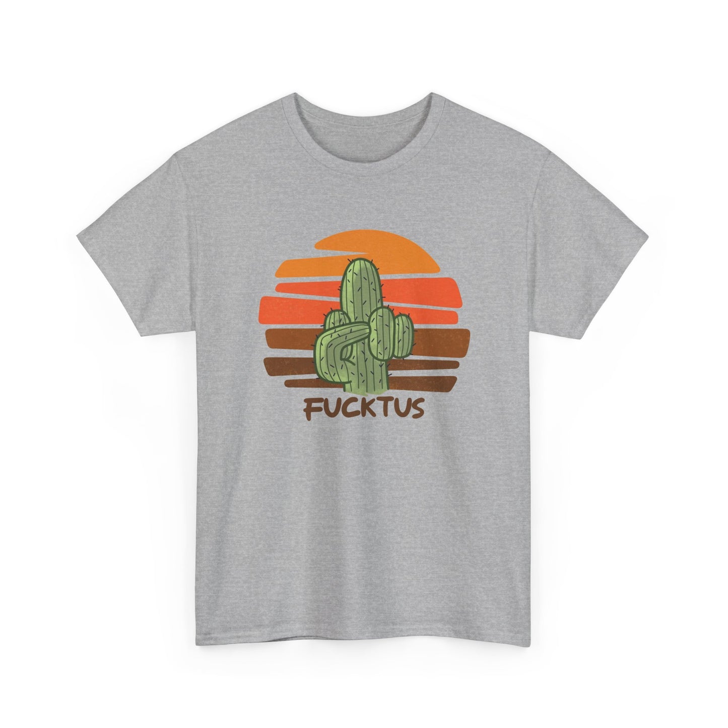 Funny Cactus Jokes Humor Graphic T Shirt Men's Heavy Cotton Tee