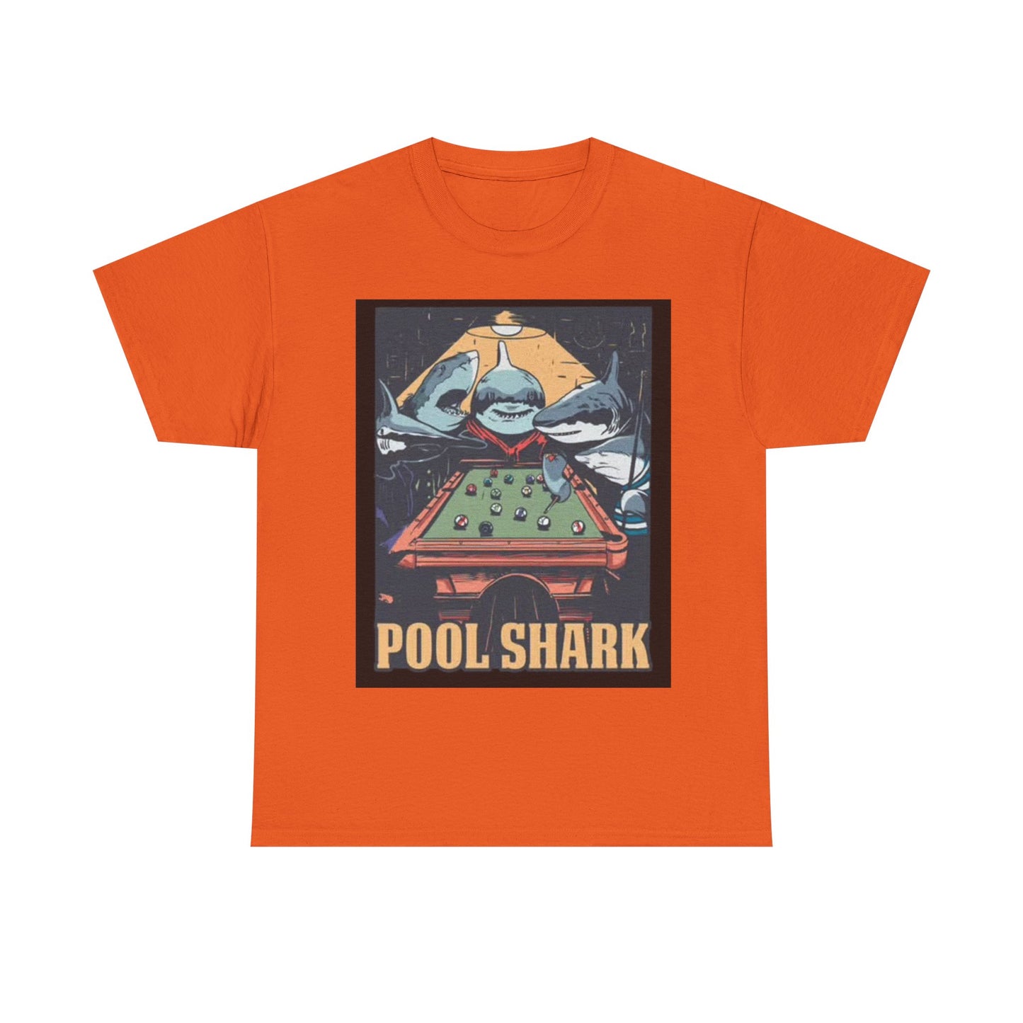 Pool Shark T Shirt Retro Funny Graphic T Vintage Pool Hall Rogan Unisex