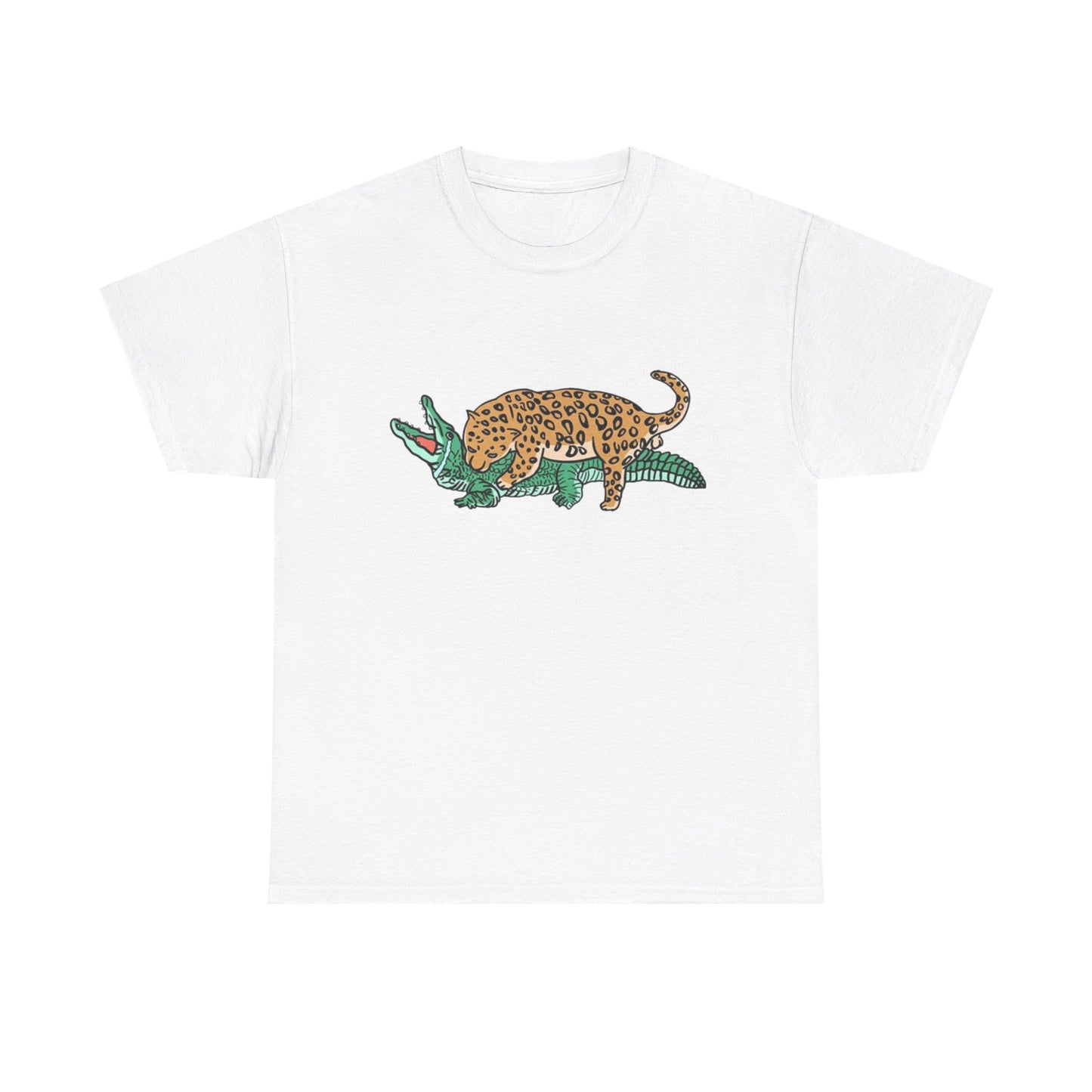 Tiger Bite Graphic T Shirt Unisex Heavy Cotton Tee