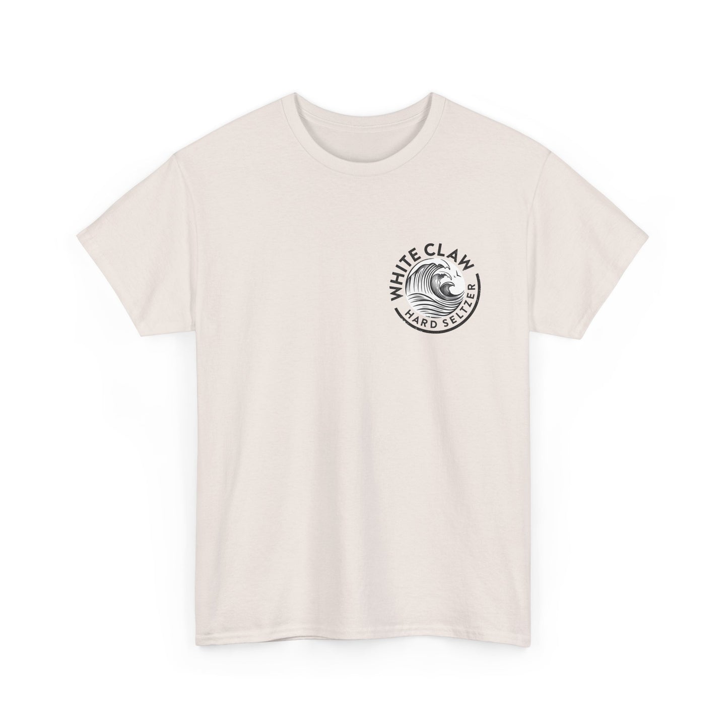 White Claw Retro Graphic T Shirt Adult NEW Unisex Heavy Cotton Tee