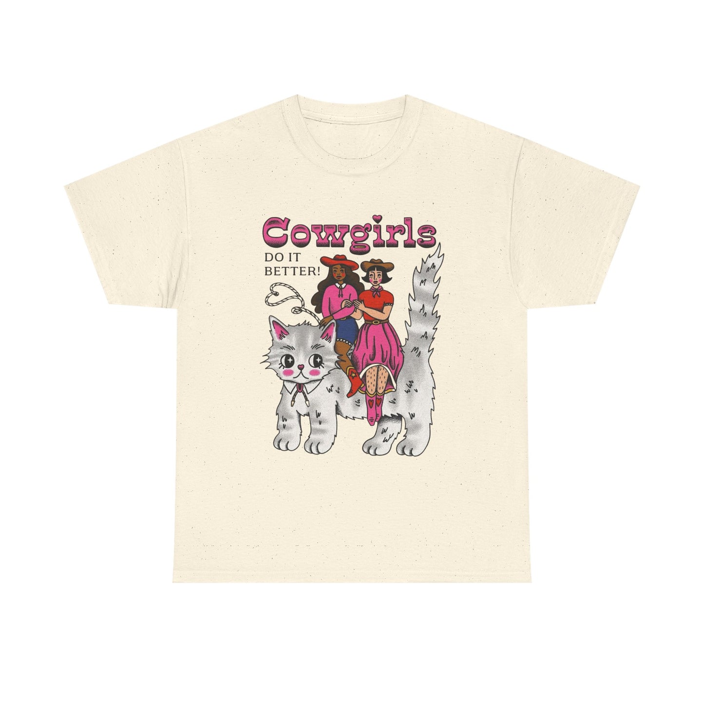 Cowgirls Do It Better Graphic T-Shirt Unisex Heavy Cotton Tee Gift NEW