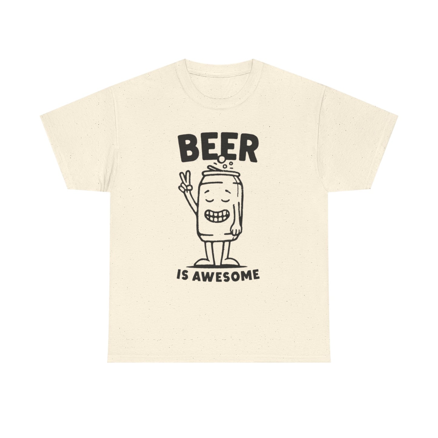 Beer Is Awesome Graphic T Shirt ADULT NEW