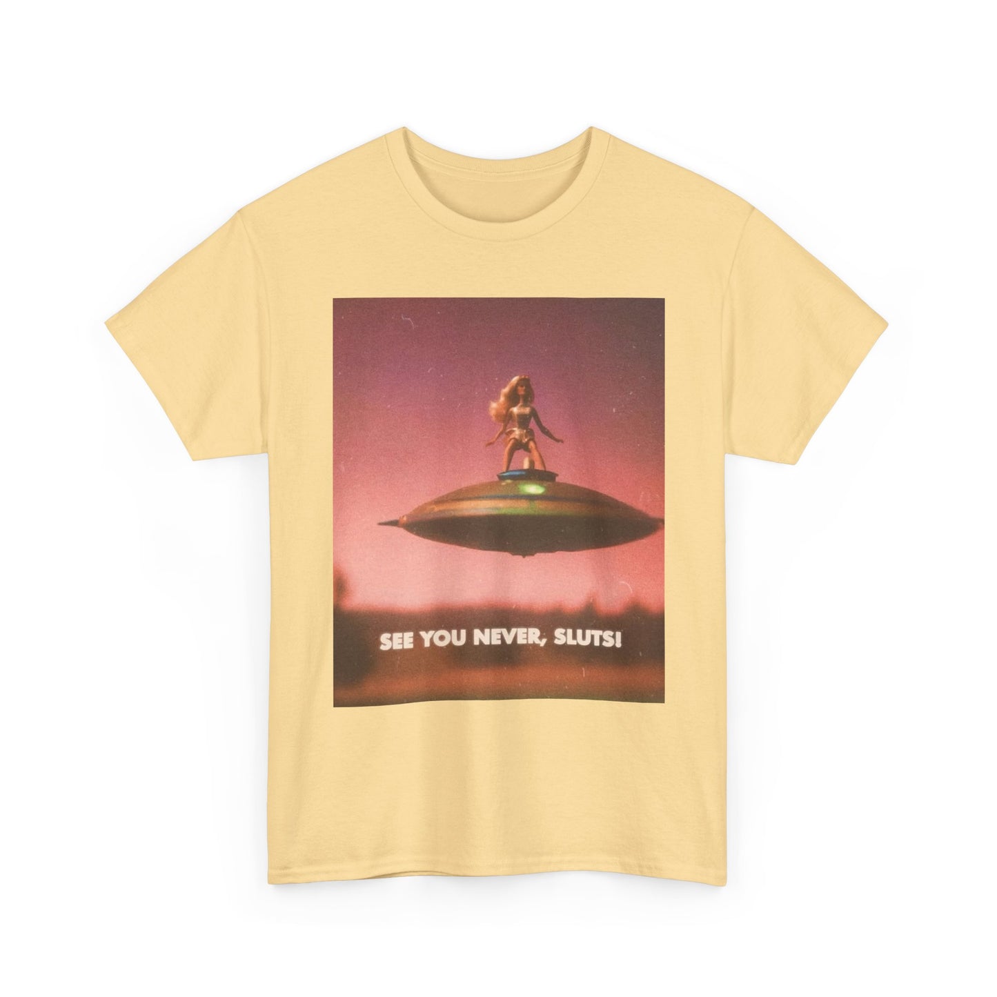 See You Never Sluts Funny Doll Graphic T Shirt Unisex Heavy Cotton Tee Gift New