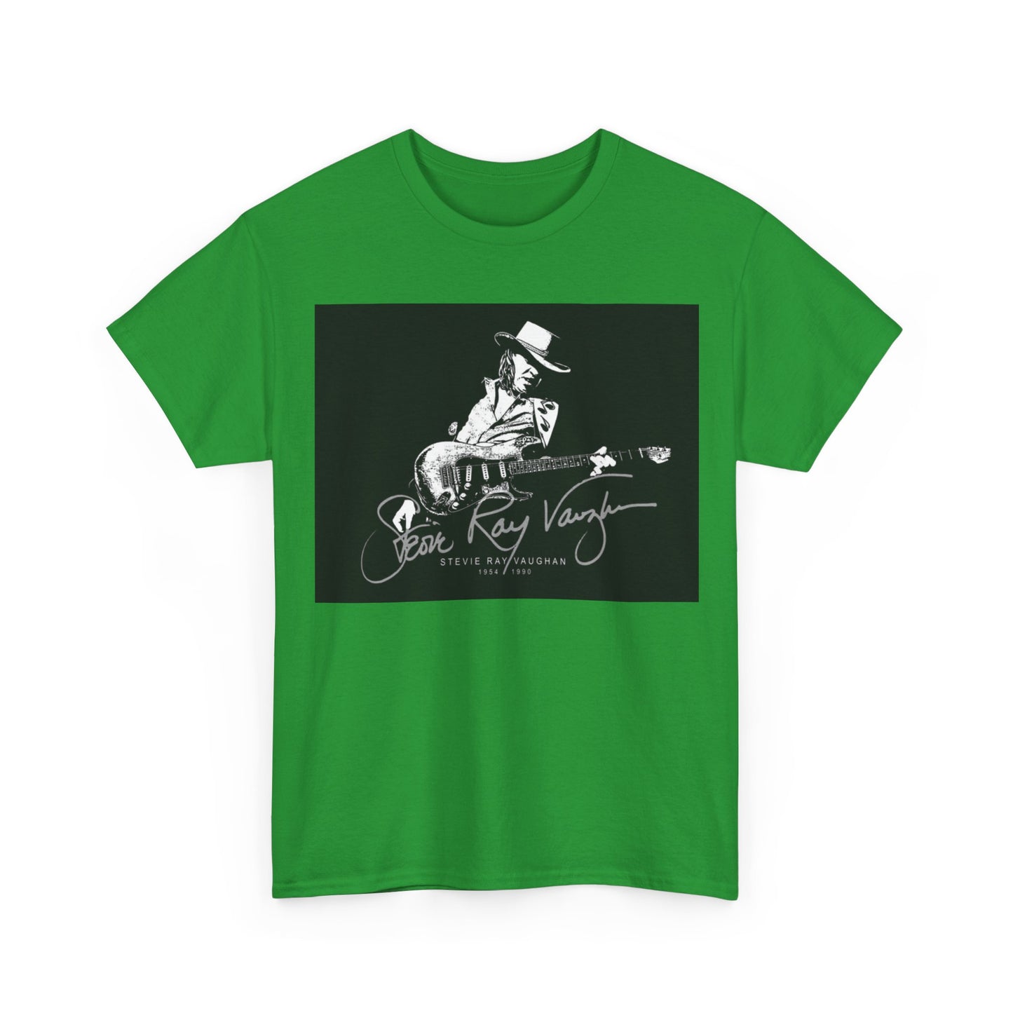 Stevie ray vaughn T-shirt Vintage retro rock album Unisex Heavy Cotton Tee