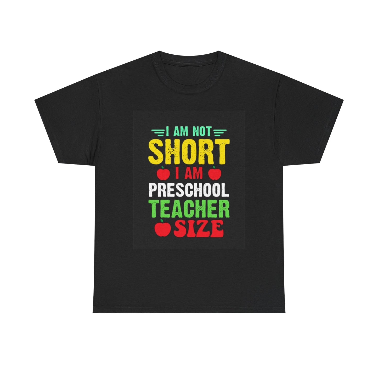 Pre School T Shirt Funny Not Short Graphic Unisex Heavy Cotton Tee