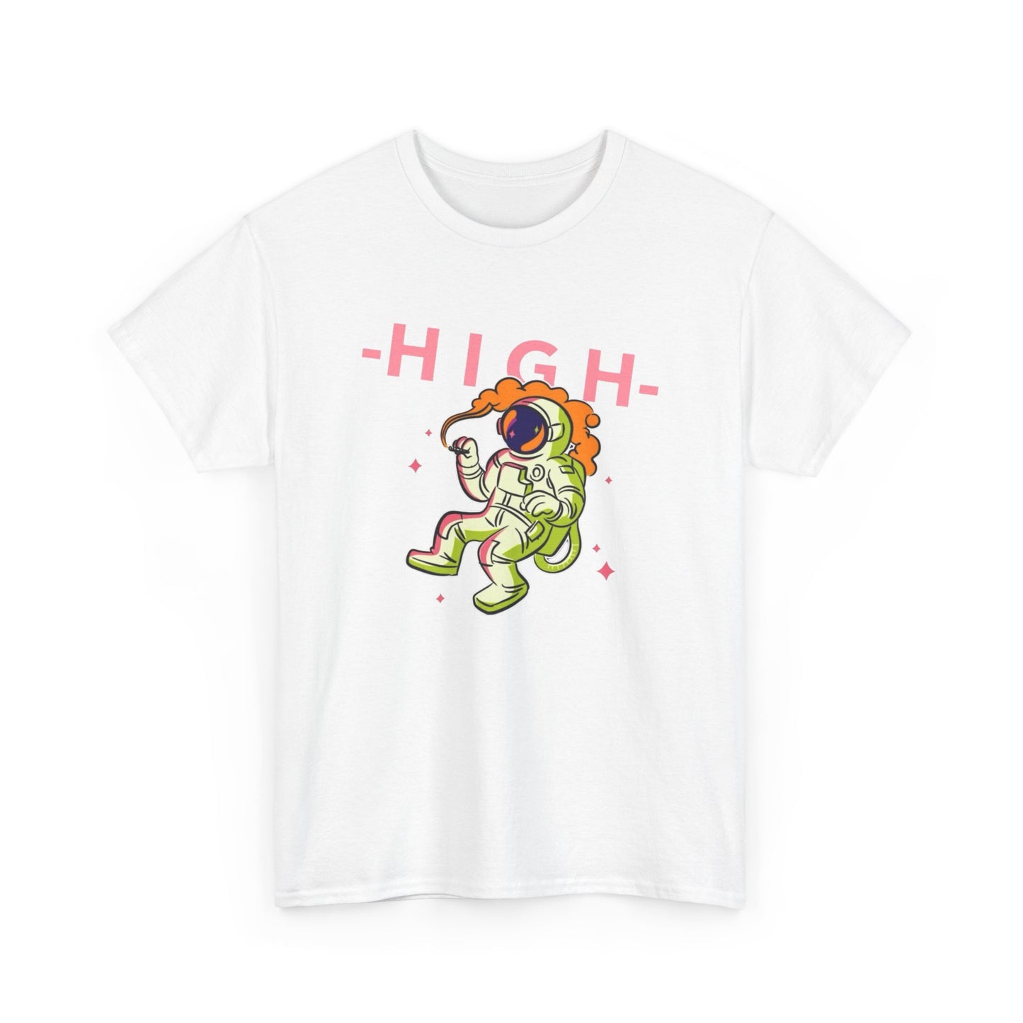 High In Space Graphic T Shirt NEW Adult Unisex Heavy Cotton Tee