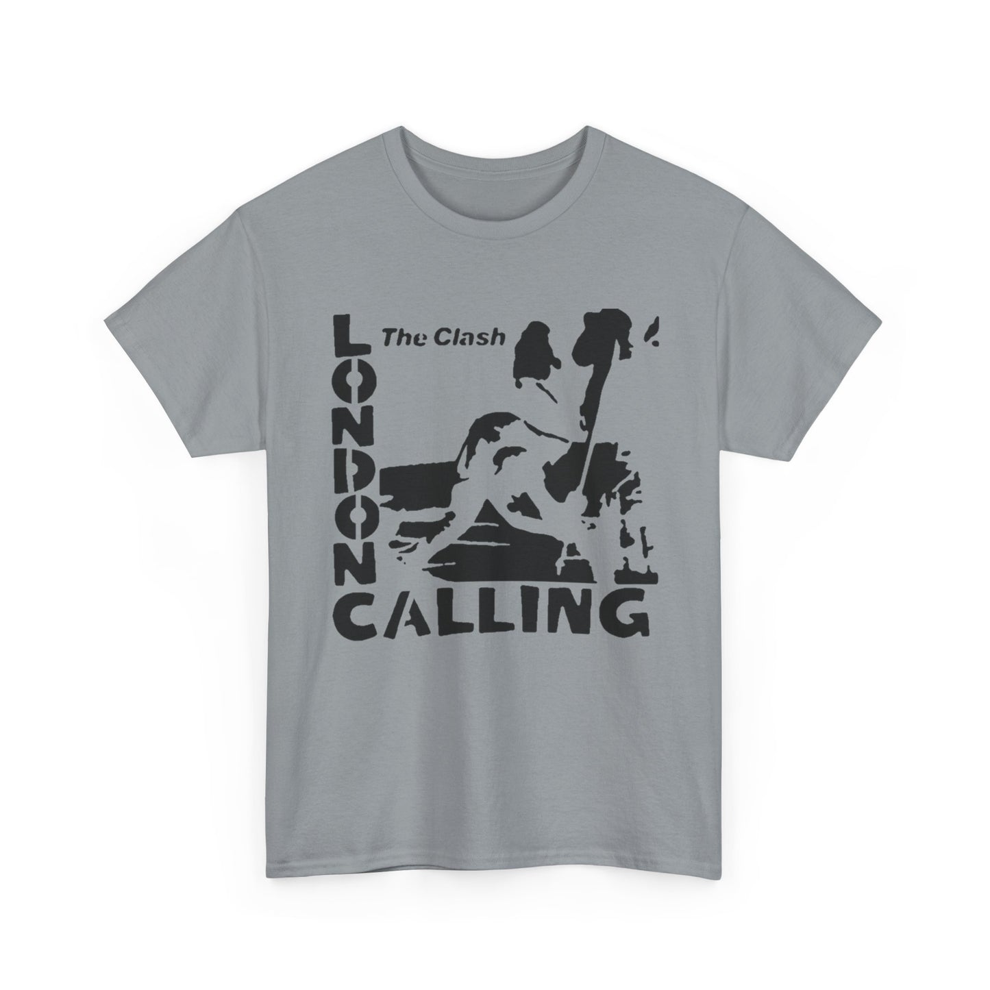 The Clash London Calling Graphic T Shirt Unisex Heavy Cotton Tee