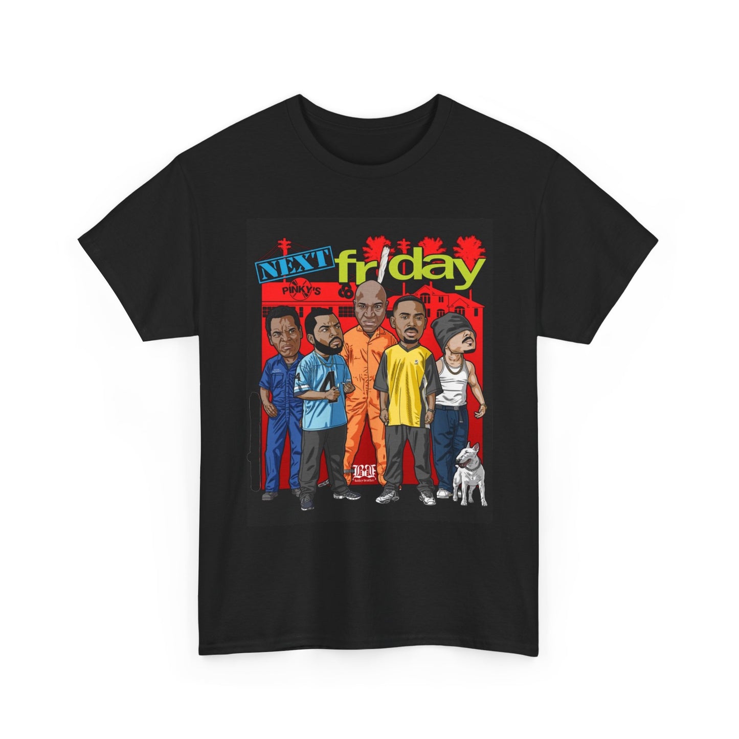 Next Friday Graphic T Shirt Vintage Cartoon Retro Movie Unisex Heavy Cotton Tee