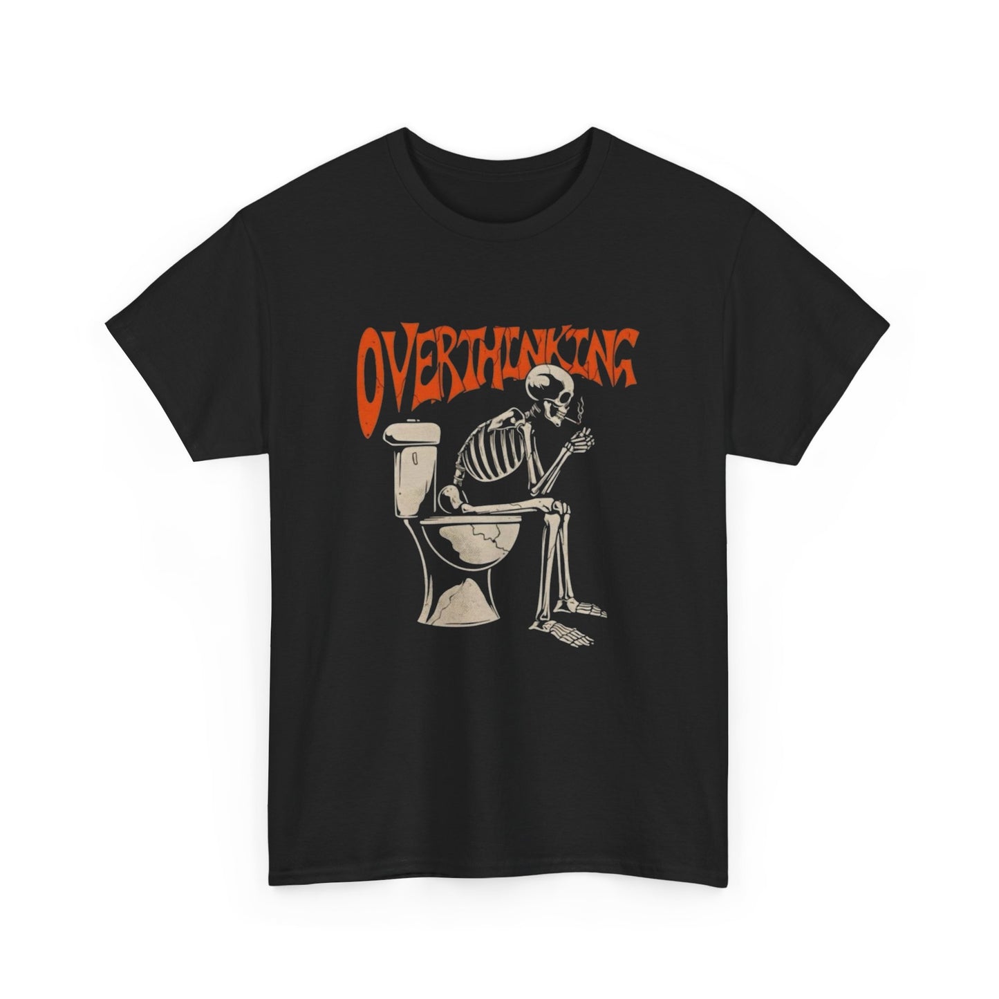 Overthinking Graphic T Shirt Unisex Heavy Cotton Tee