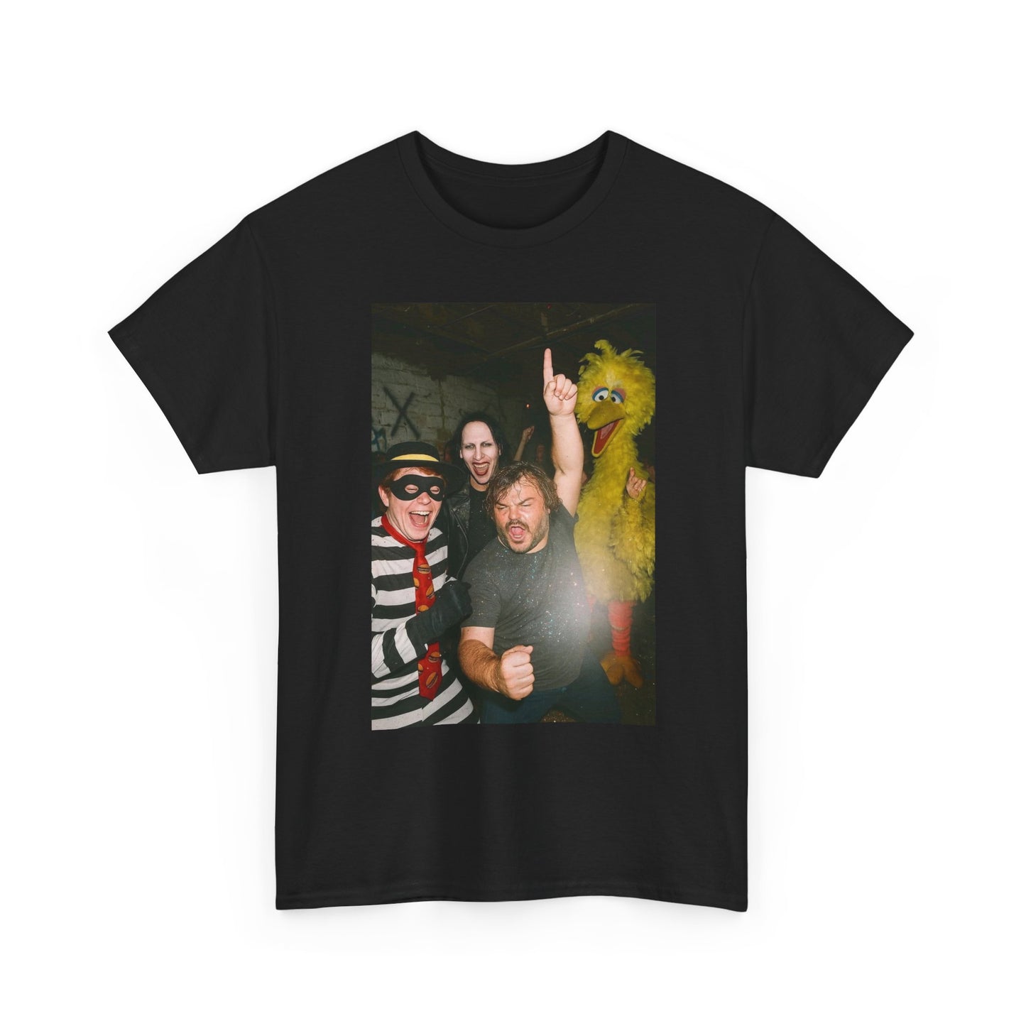 Marilyn Manson Graphic T Shirt Funny Characters Unisex Heavy Cotton Tee