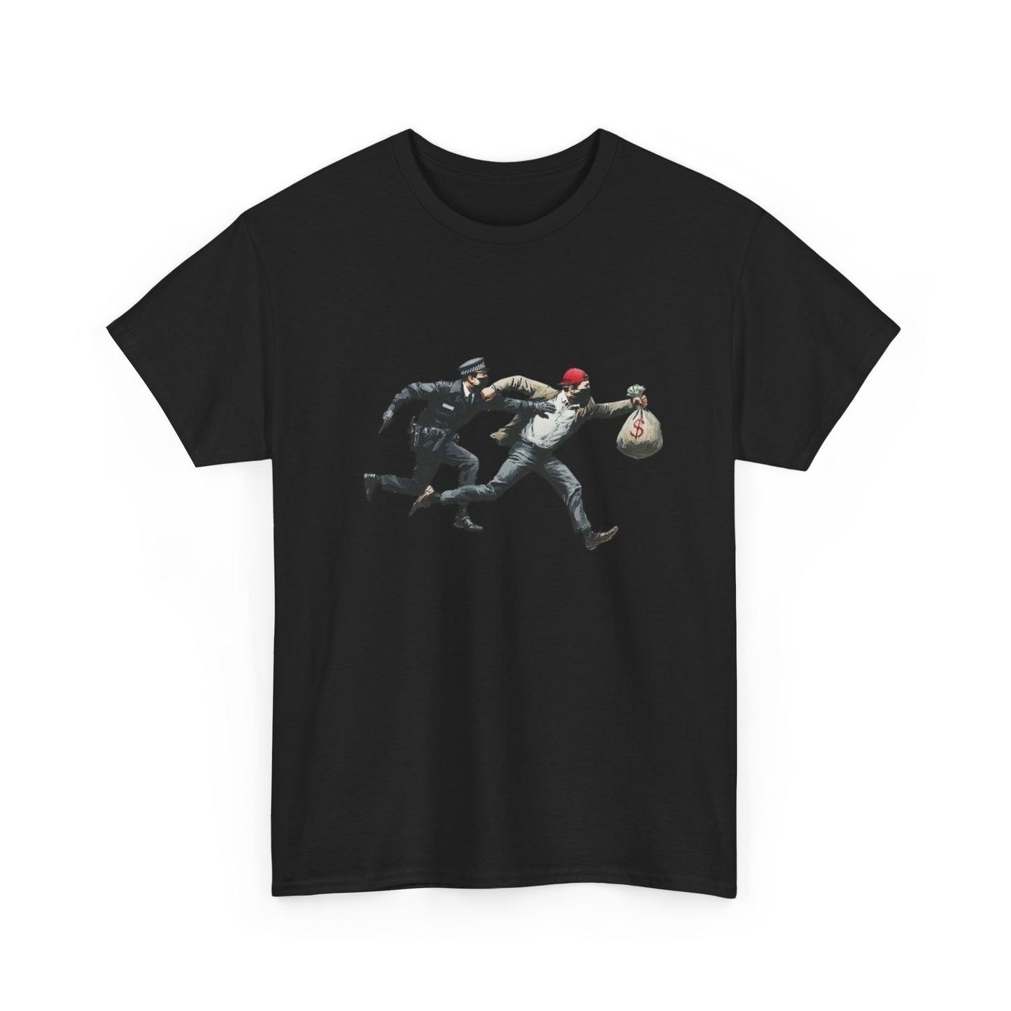 Cops And Robbers Graphic T Shirt NEW GIFT Unisex Heavy Cotton Tee