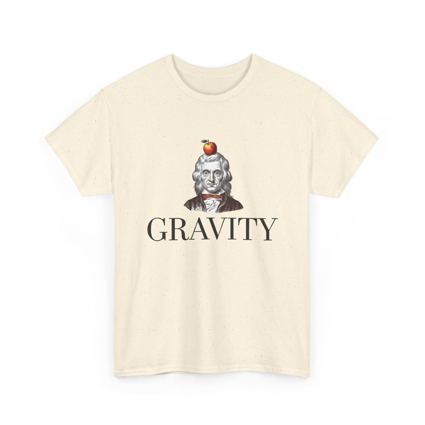 Gravity Sir Issac Newton Funny Graphic T Shirt NEW Unisex Heavy Cotton Tee