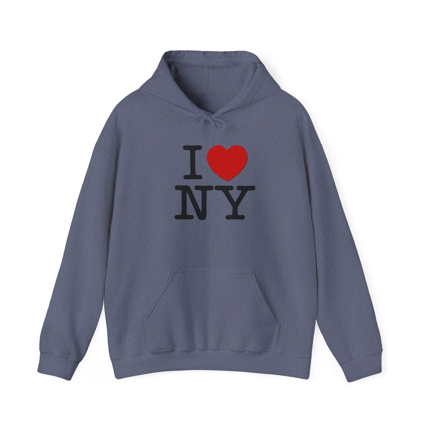 I Love New York Vintage Graphic Hoodie Unisex Heavy Blend™ Hooded Sweatshirt