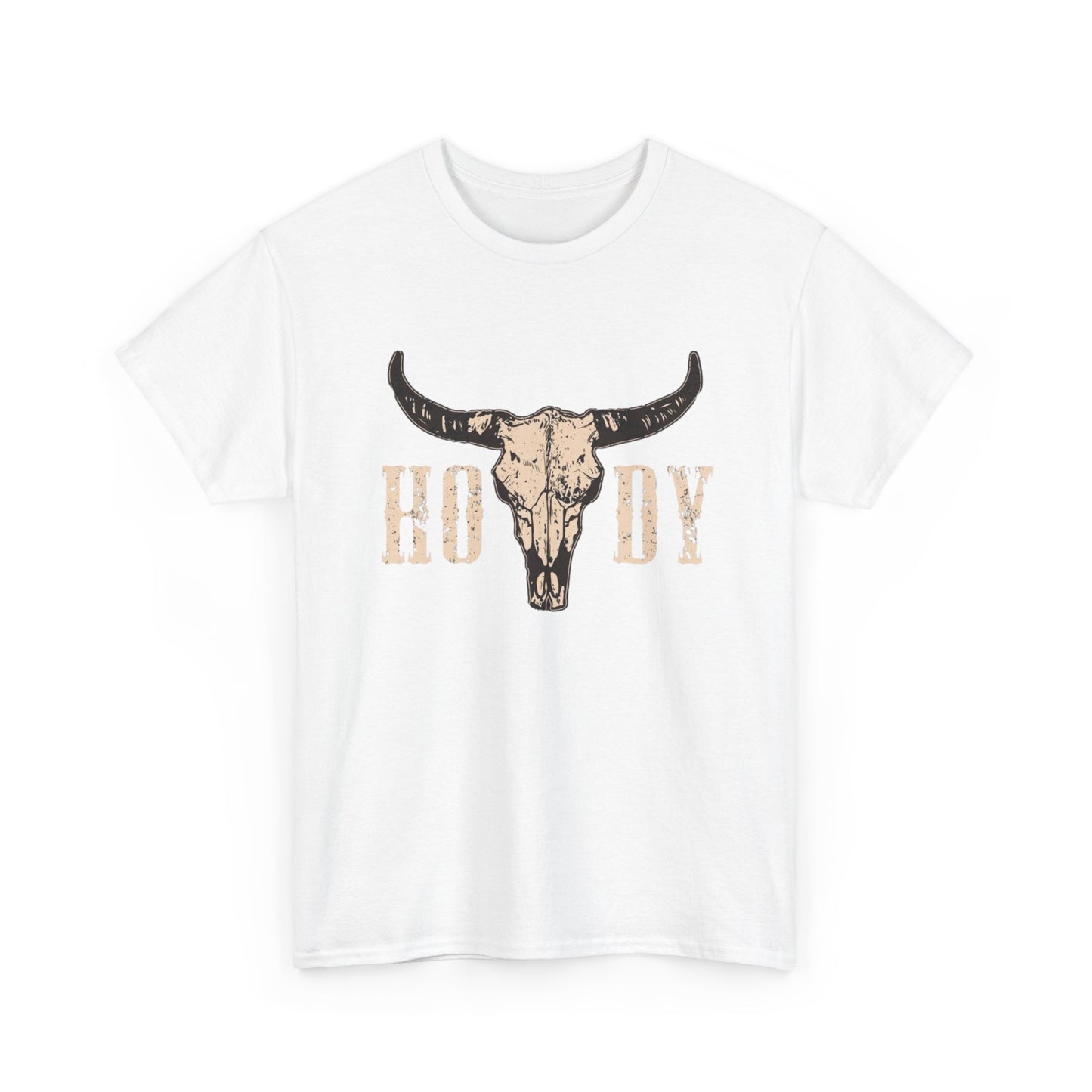 Howdy Country Western Graphic T Shirt Unisex Heavy Cotton Tee