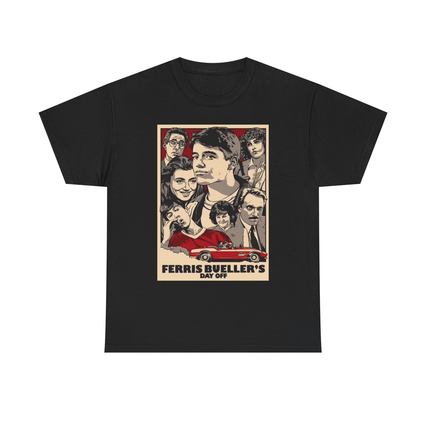 Ferris Buellers Day Off Graphic T Shirt BRAND NEW Apparel Unisex Heavy Cotton