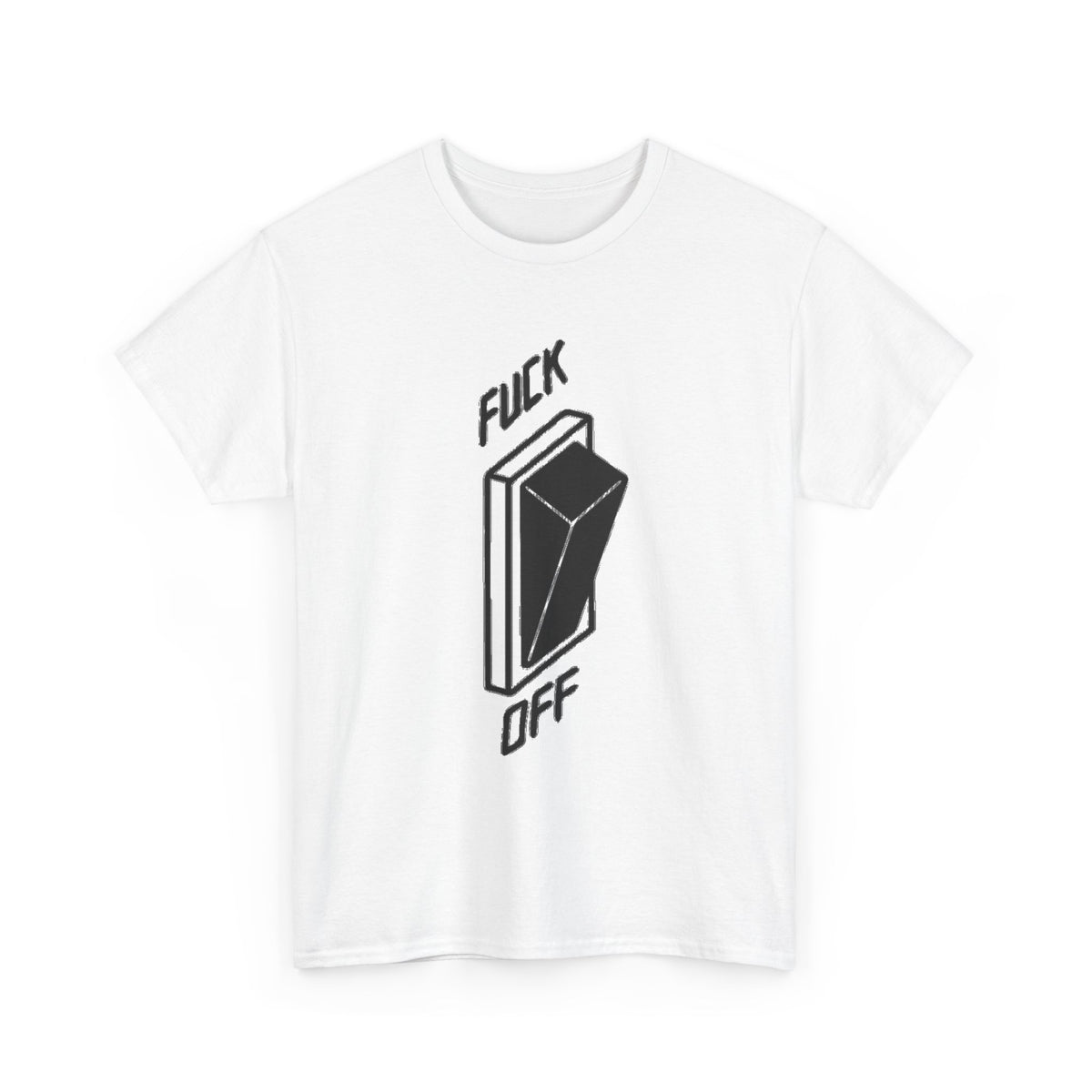 F*** Off Coffin Graphic T-Shirt Men's Tee Funny Retro Sarcasm