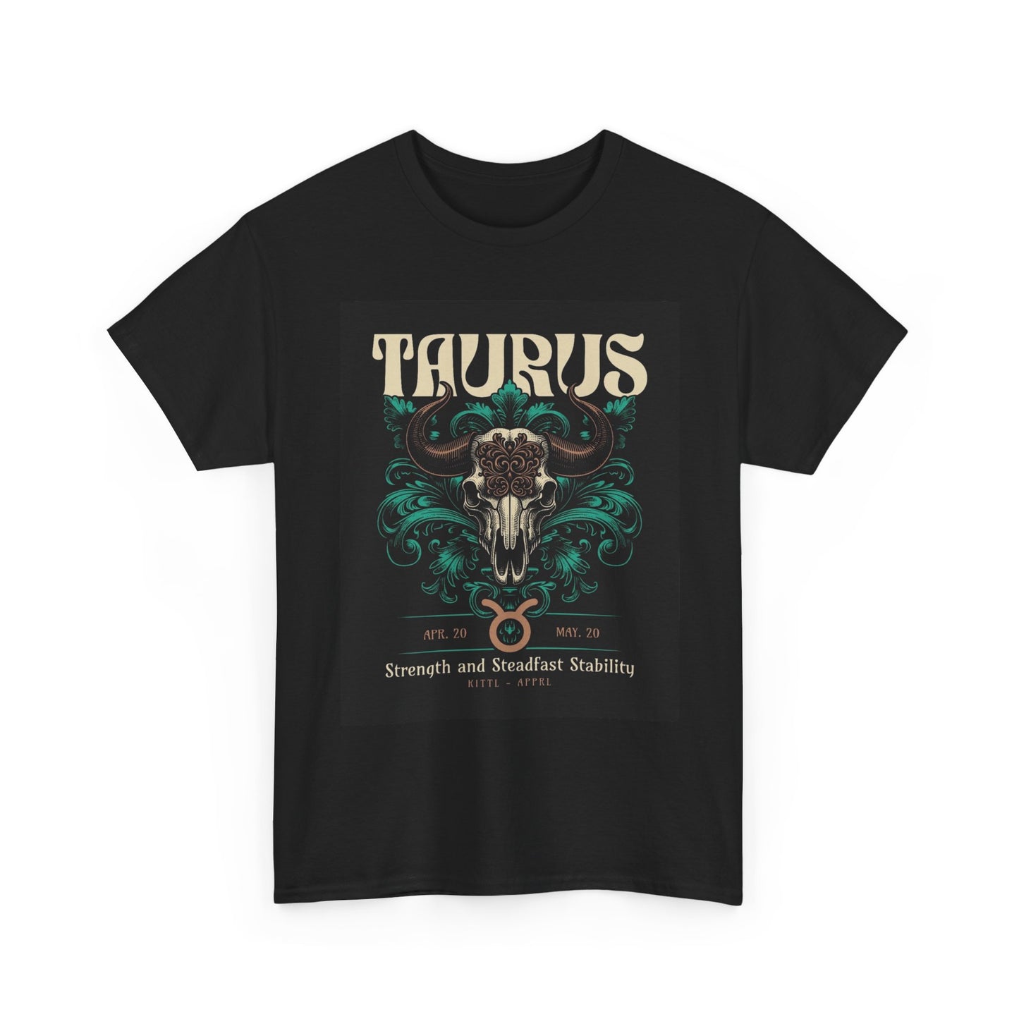 Taurus Zodiac Astrology Sign Graphic T Shirt Unisex Heavy Cotton Tee