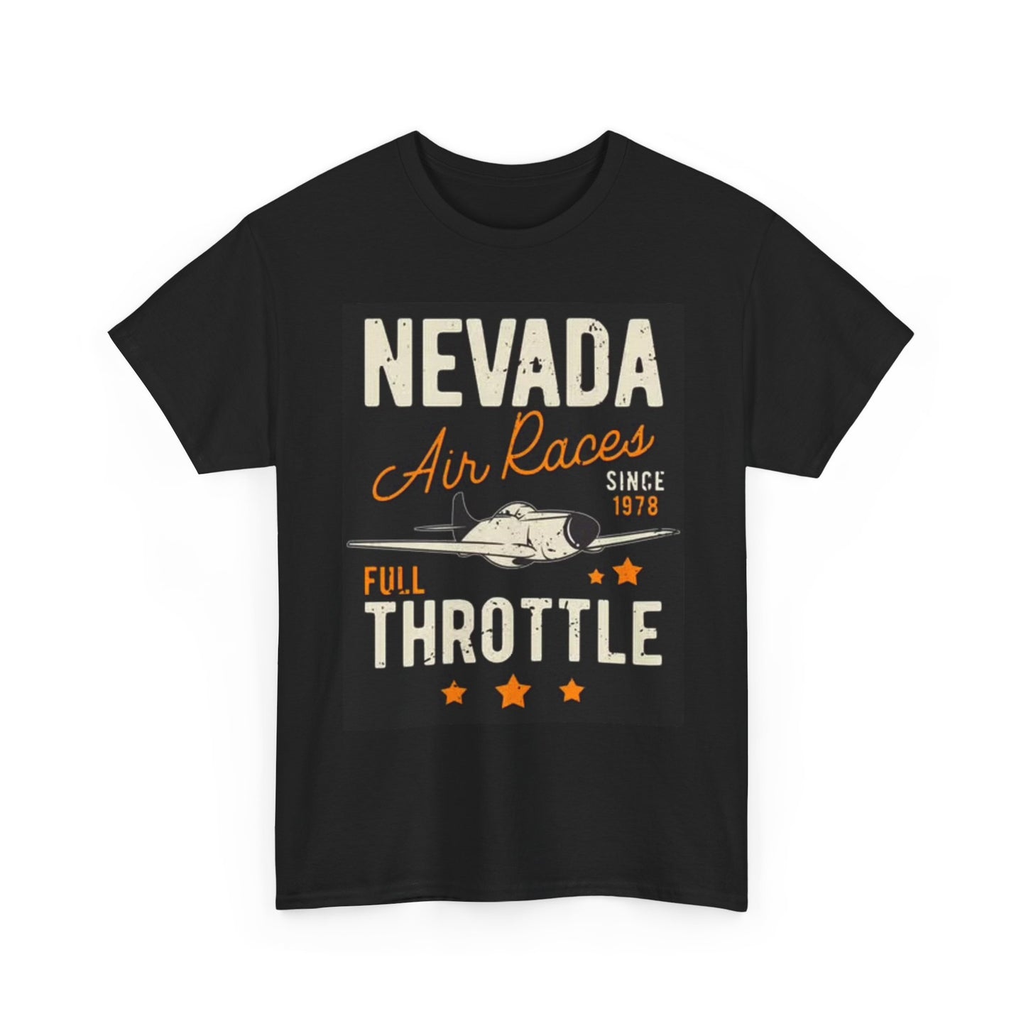 Nevada Air Races Shirt Graphic Airplane Vintage Show Unisex Heavy Cotton Tee