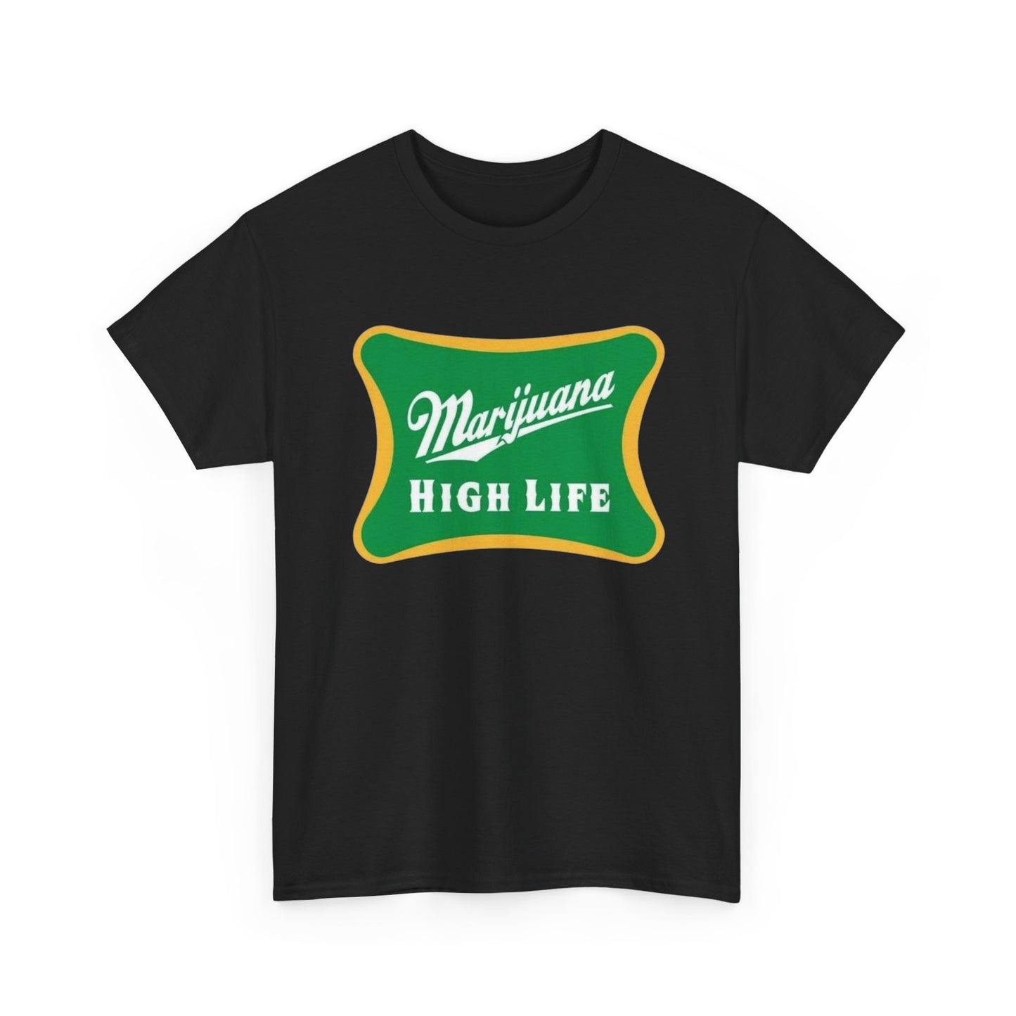 Marijuana High Life Funny T Shirt S-5XL NEW Unisex Cotton Tee
