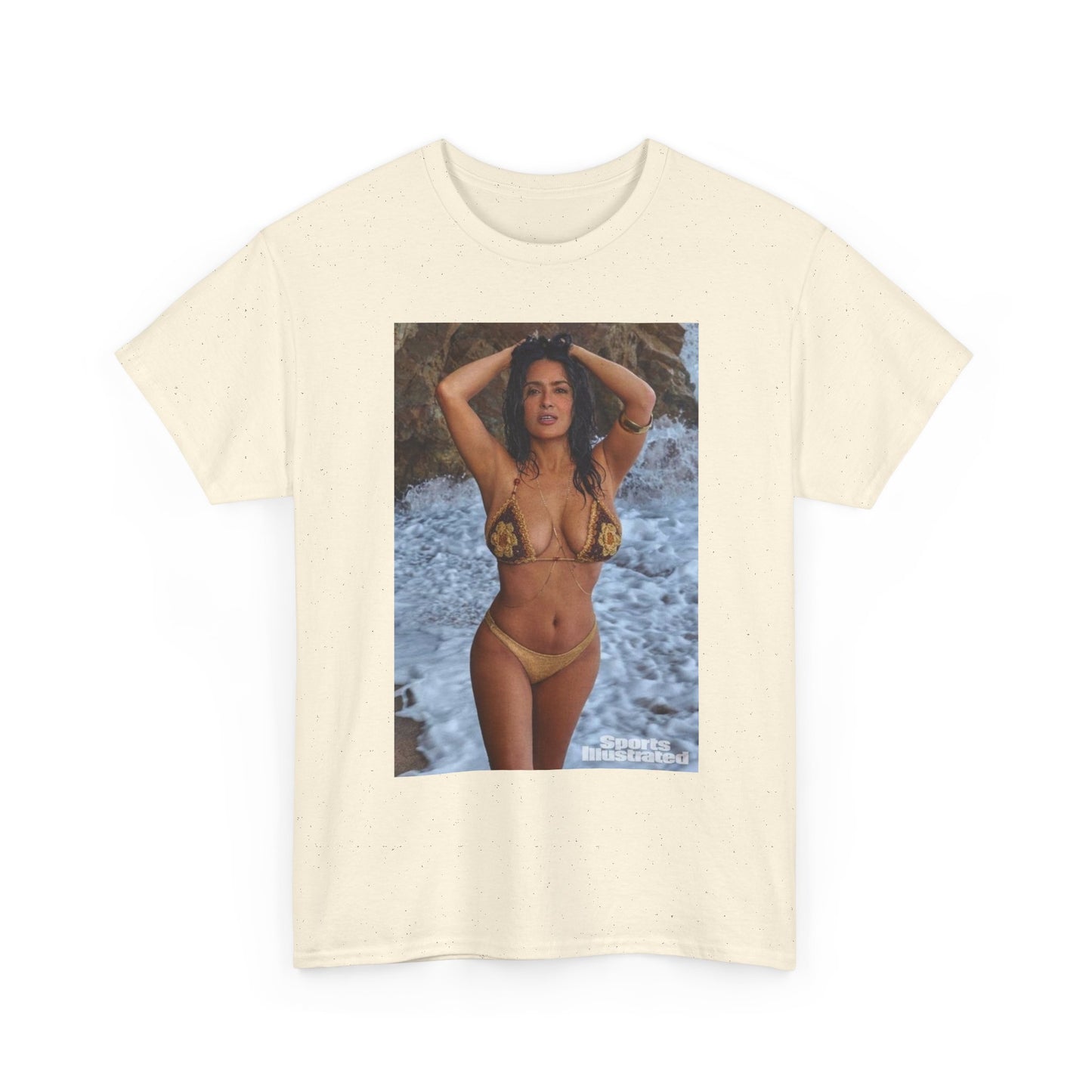 Salma Hayek Bikini Graphic T-Shirt Gift NEW Unisex Heavy Cotton Tee