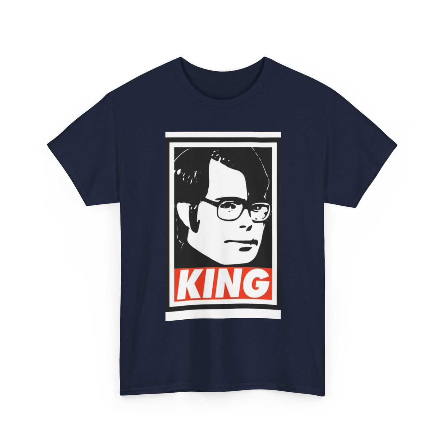 Stephen King Shirt Retro Poster Horror Funny Gift Scary Unisex Heavy Cotton Tee