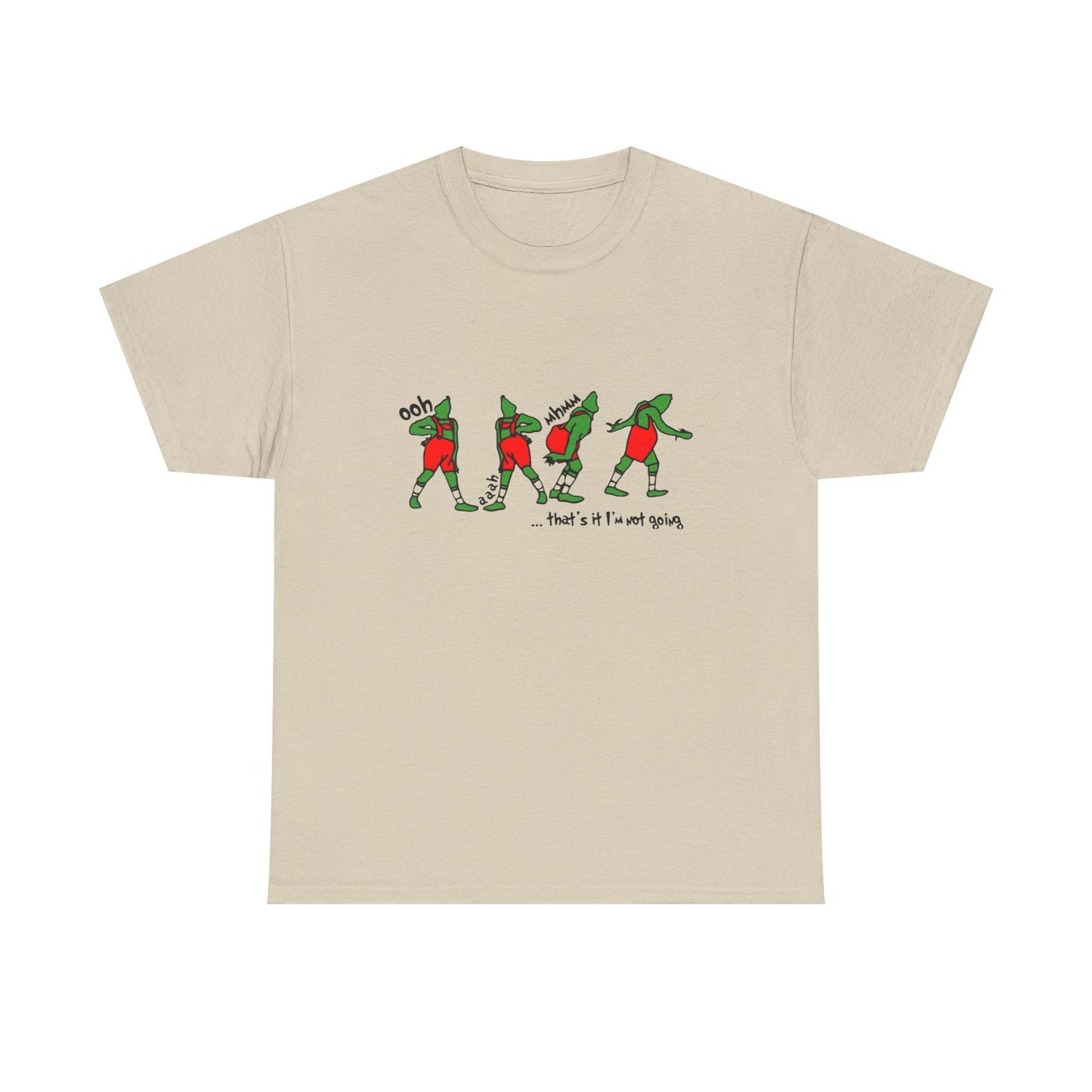 Funny Grinch Retro Christmas Jokes Graphic T Shirt Unisex NEW Heavy Cotton Tee