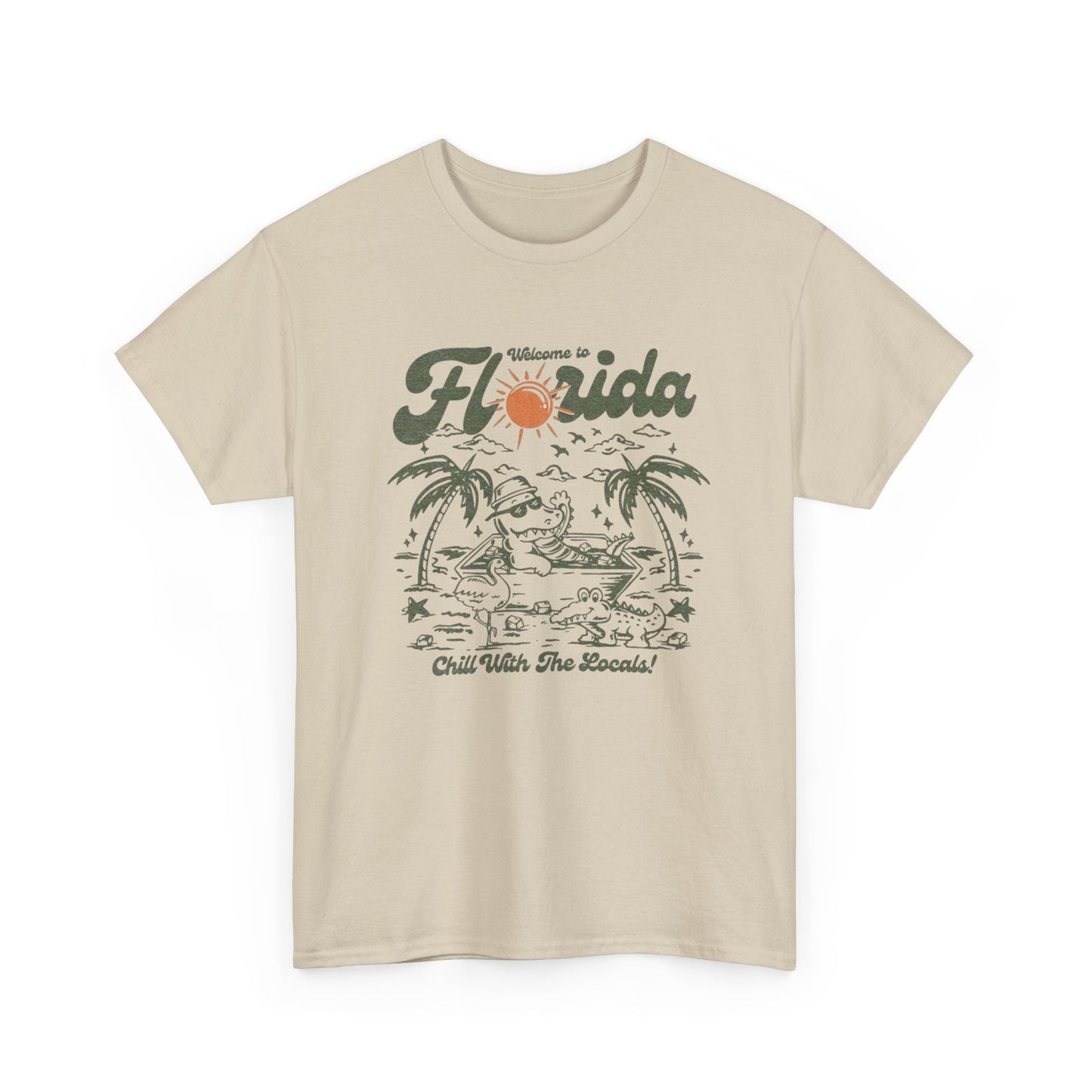 Welcome To Florida Gators Graphic T Shirt S-5XL NEW Unisex Heavy Cotton Tee