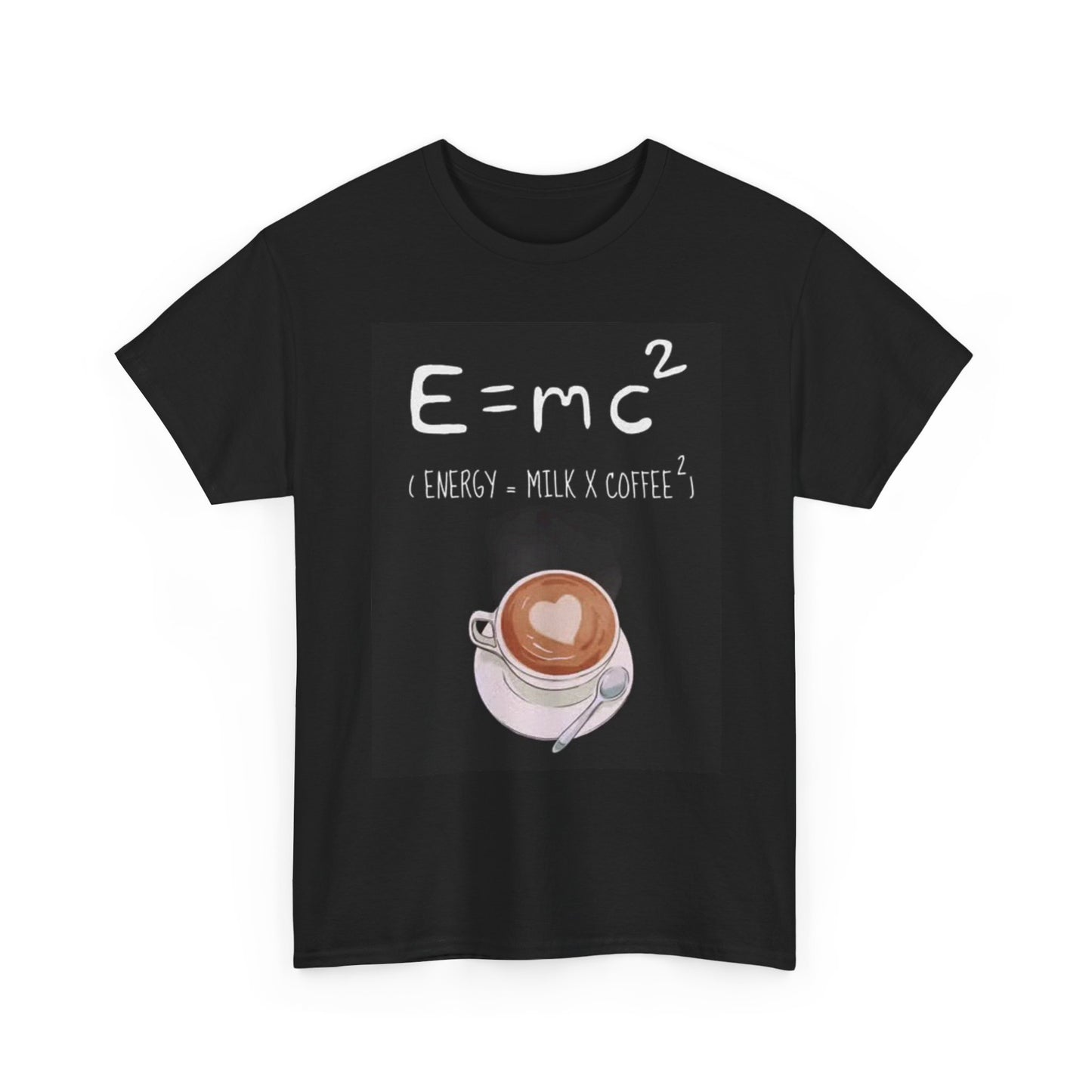 Energy And Coffee Funny T Shirt Cute Graphic Unisex Heavy Cotton Tee