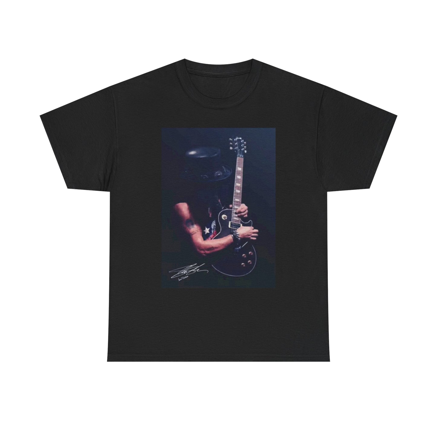 Slash Graphic T Shirt Guns And Roses Vintage Unisex Heavy Cotton Tee