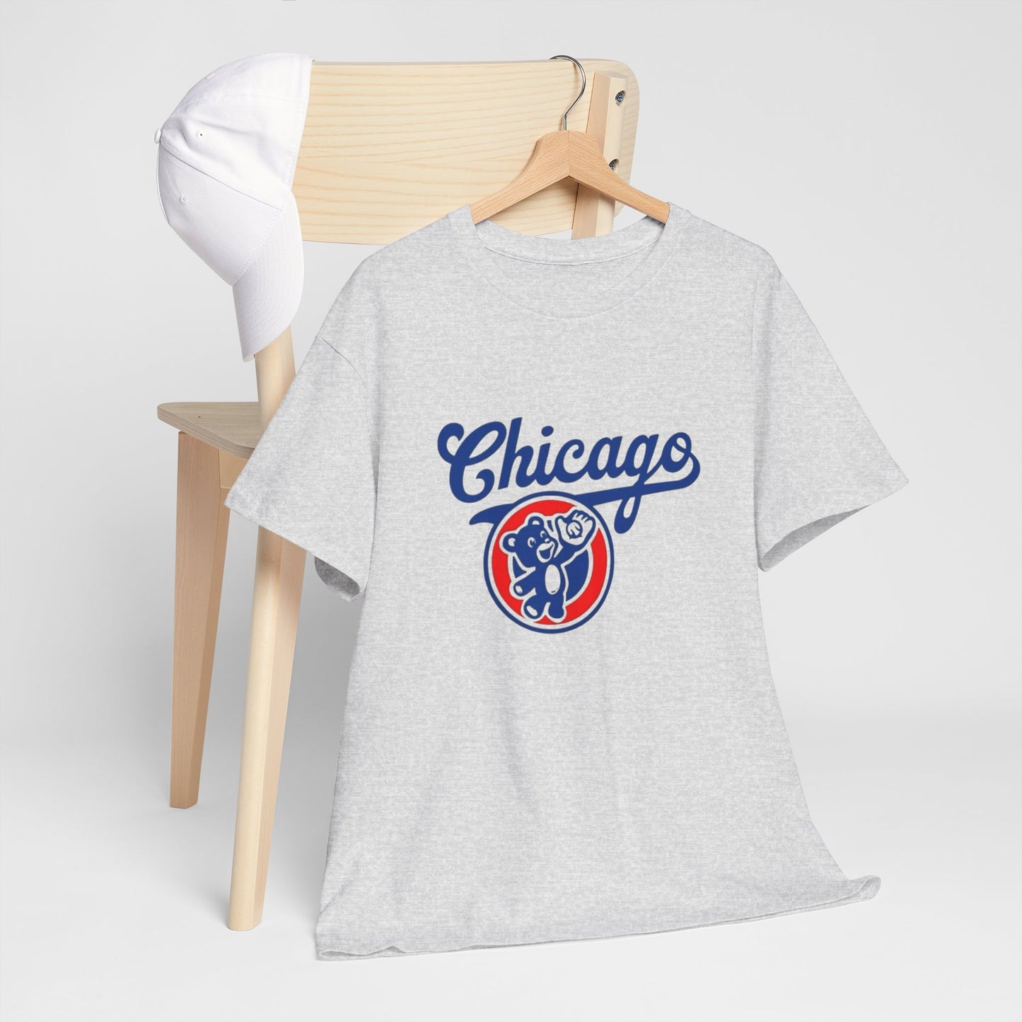Chicago Baseball Retro Graphic T Shirt NEW ADULT Unisex Heavy Cotton Tee