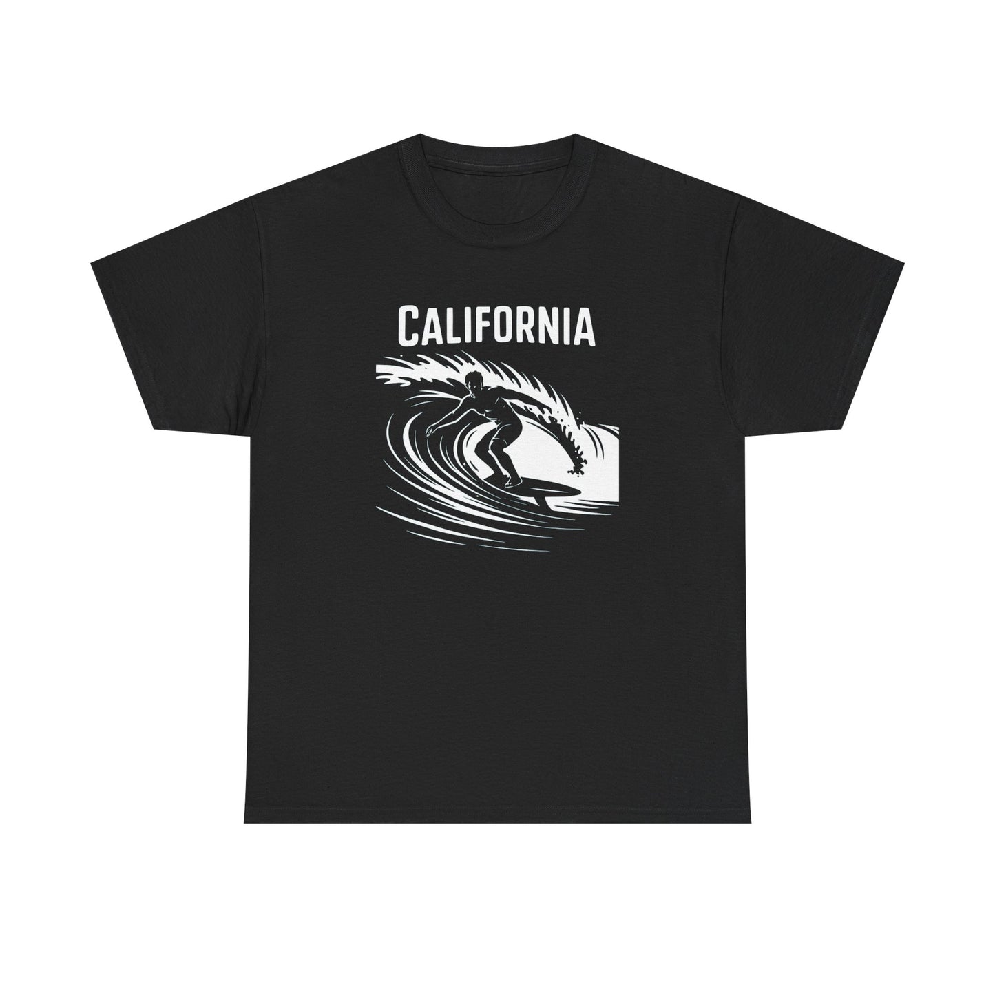 California Surfing Graphic T Shirt Heavy Cotton Tee