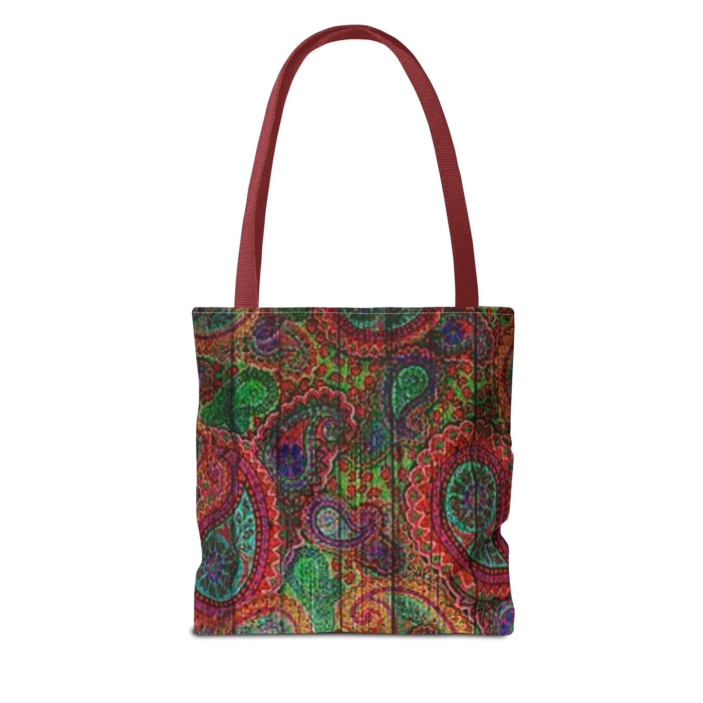 Red Multi Paisley  Color BRAND NEW MODERN Tote Bag (AOP)