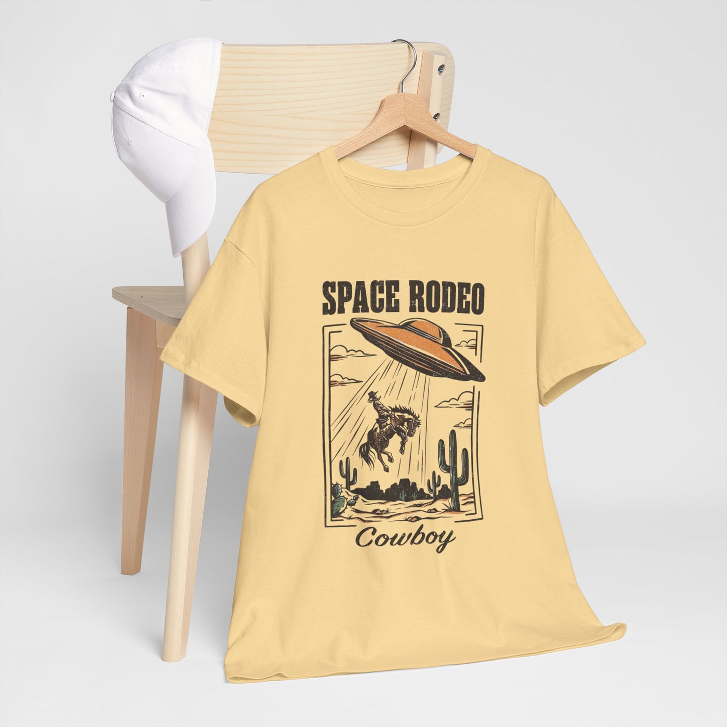 Space Rodeo Cowboy Graphic T Shirt Heavy Cotton Tee NEW ADULT UNISEX