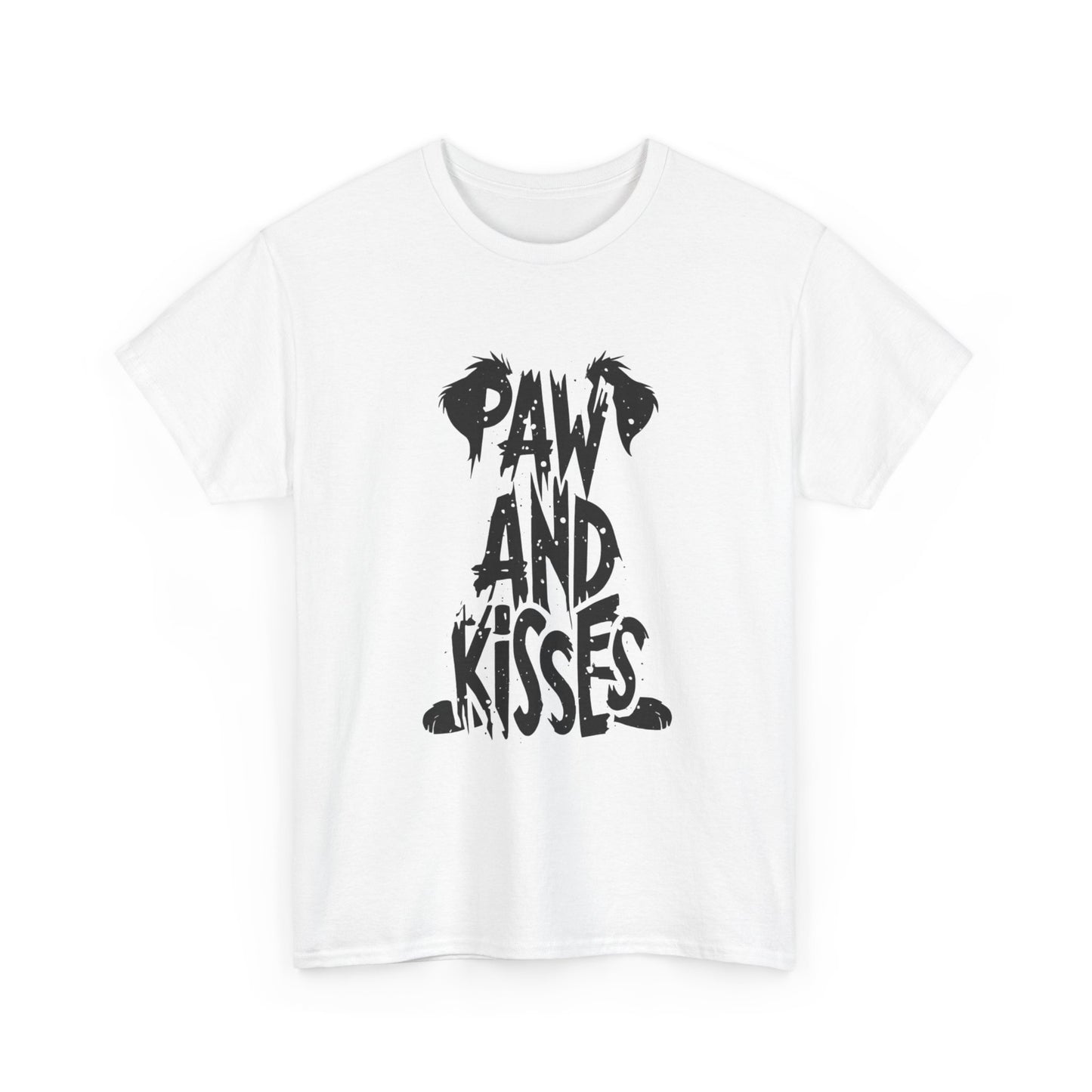 Paws And Kisses Dogs Graphic T Shirt NEW ADULT