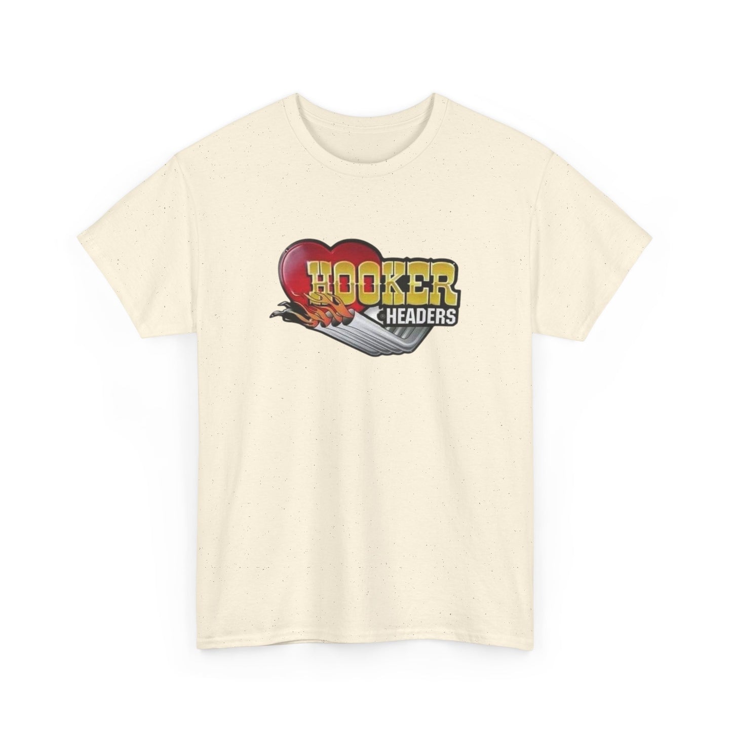 Hooker Headers T Shirt Graphic Muscle Car Unisex Heavy Cotton Tee NEW GIFT