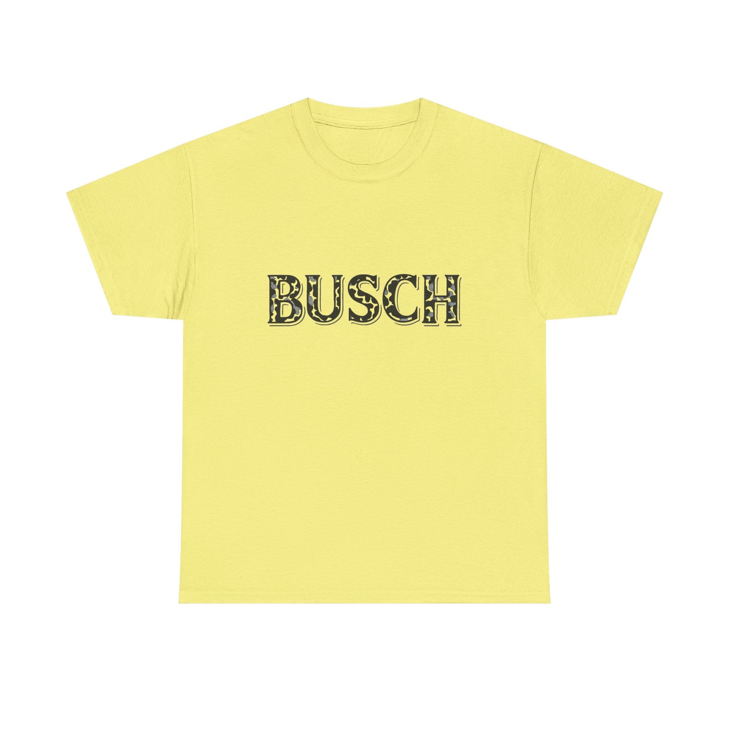 Busch Beer MULTIPLE COLORS Graphic T Shirt NEW Unisex Heavy Cotton Tee