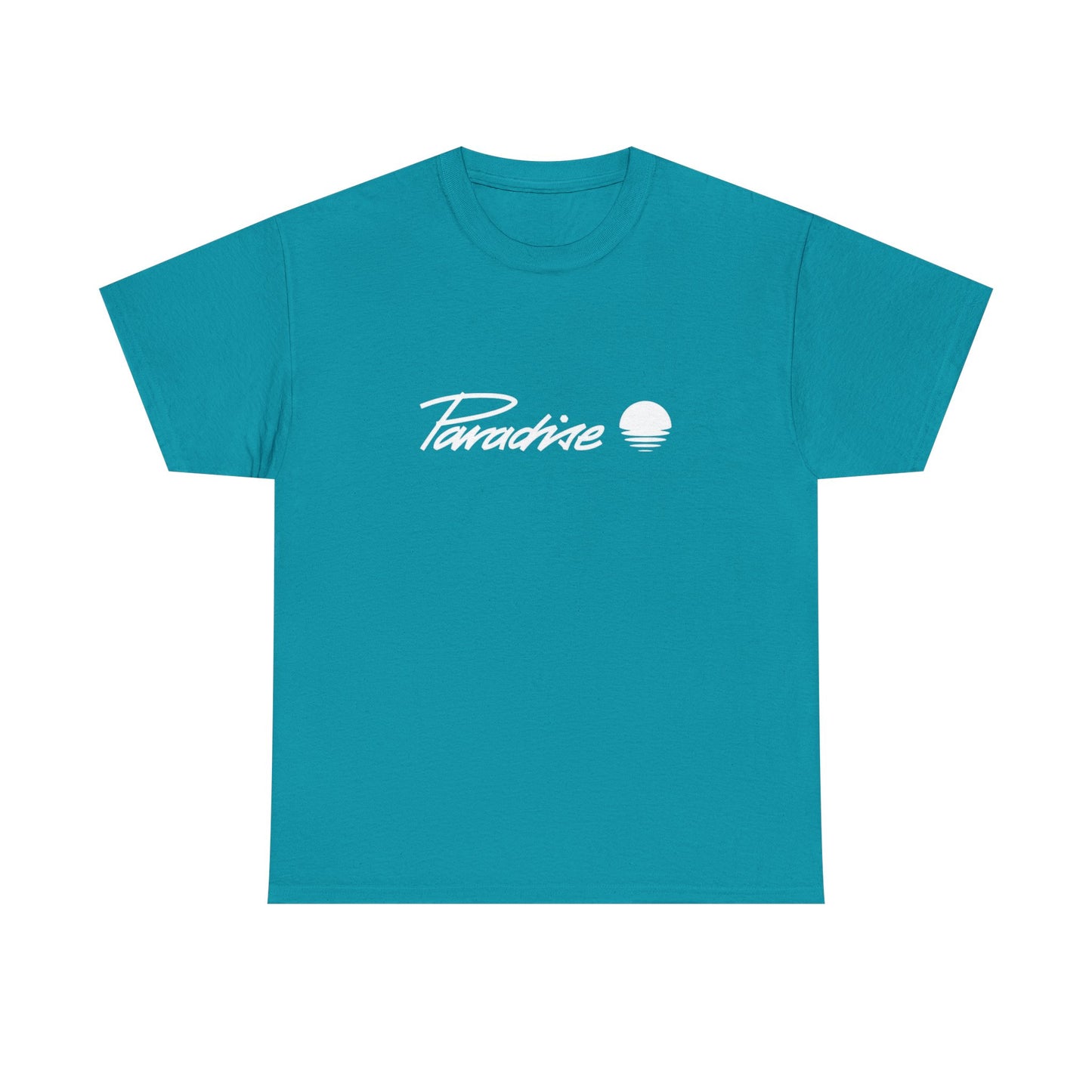 Paradise Sunset Graphic T Shirt NEW Adult Unisex Heavy Cotton Tee