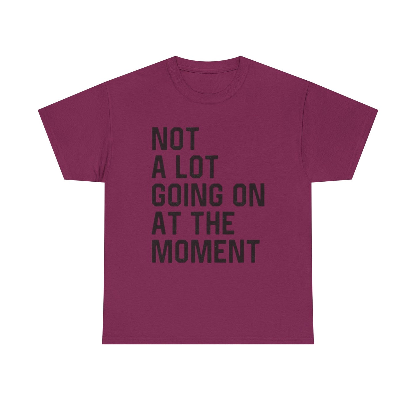 Not A Lot Going On T Shirt Funny Graphic Jokes Relax Vacation Unisex