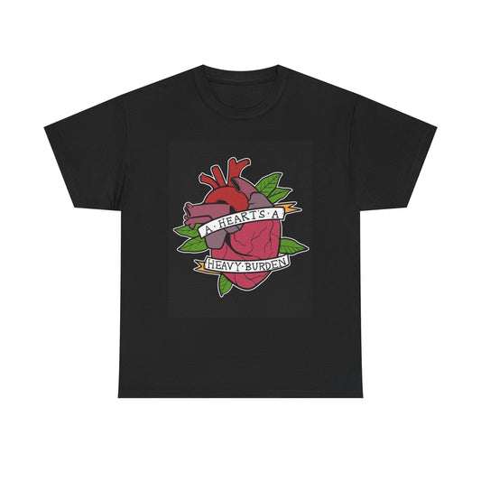 Love Hurts Graphic Shirt Vintage Art Poster Unisex Heavy Cotton Tee