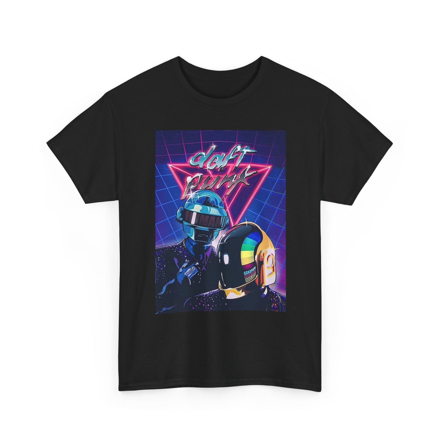 Daft Punk Graphic T Shirt Retro EDM Unisex Heavy Cotton Tee