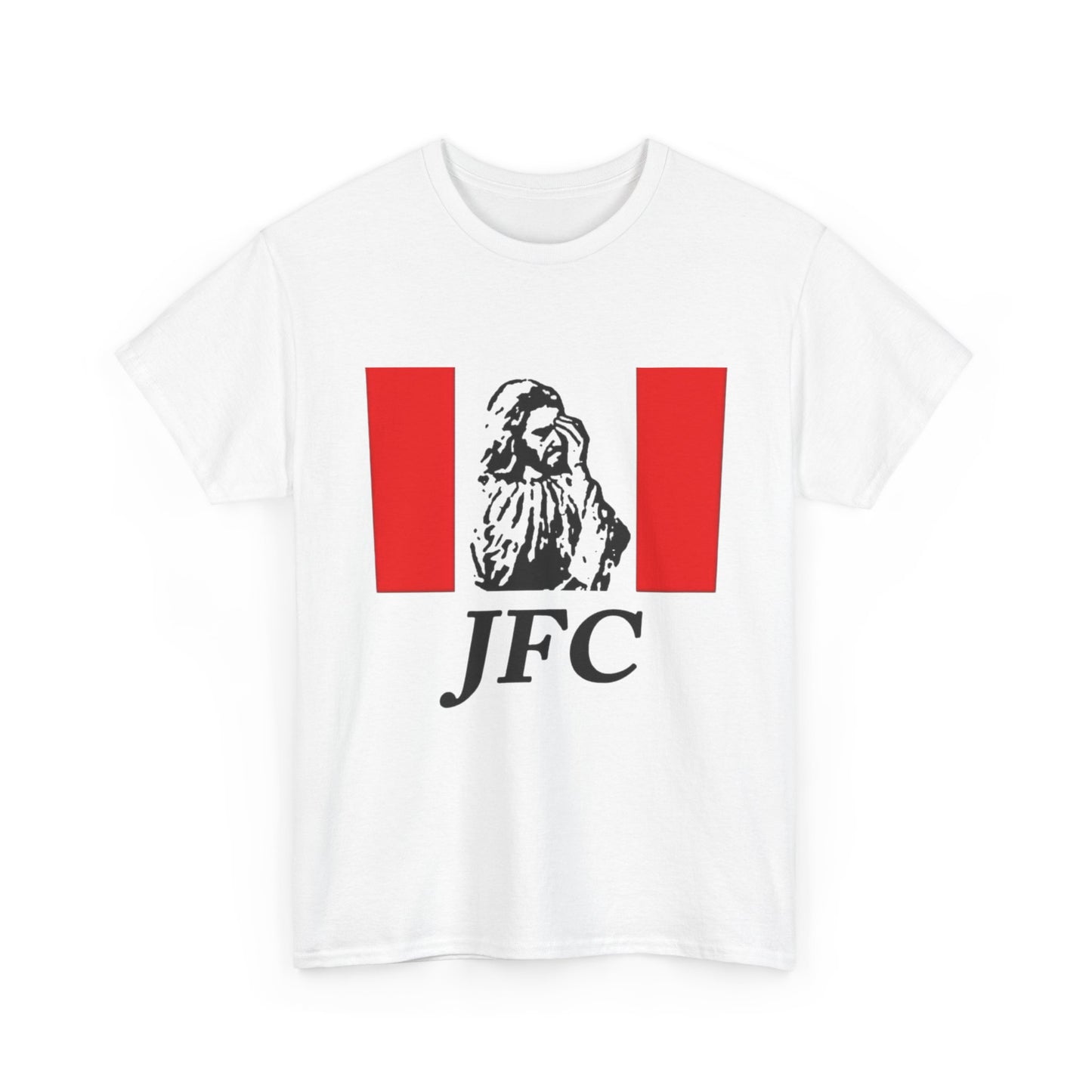JFC Funny Jesus Jokes Graphic T Shirt Unisex Heavy Cotton Tee