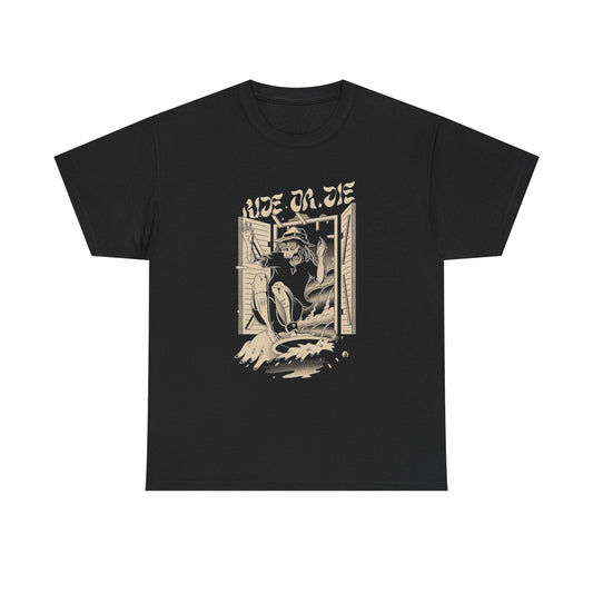 Ride Or Die Skate Surf Graphic T Shirt Unisex Gift New AMERICAN VINTAGE