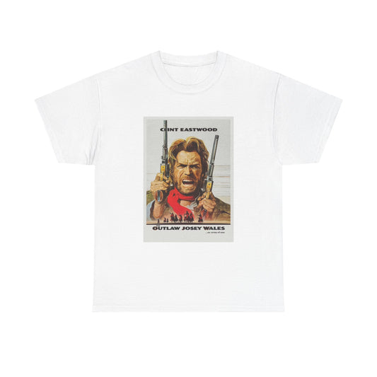 Clint Eastwood Tshirt Vintage The Outlaw Movie retro Unisex Heavy Cotton Tee