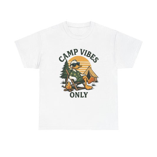 Camping Vibes Only Graphic T Shirt NEW Adult Tee